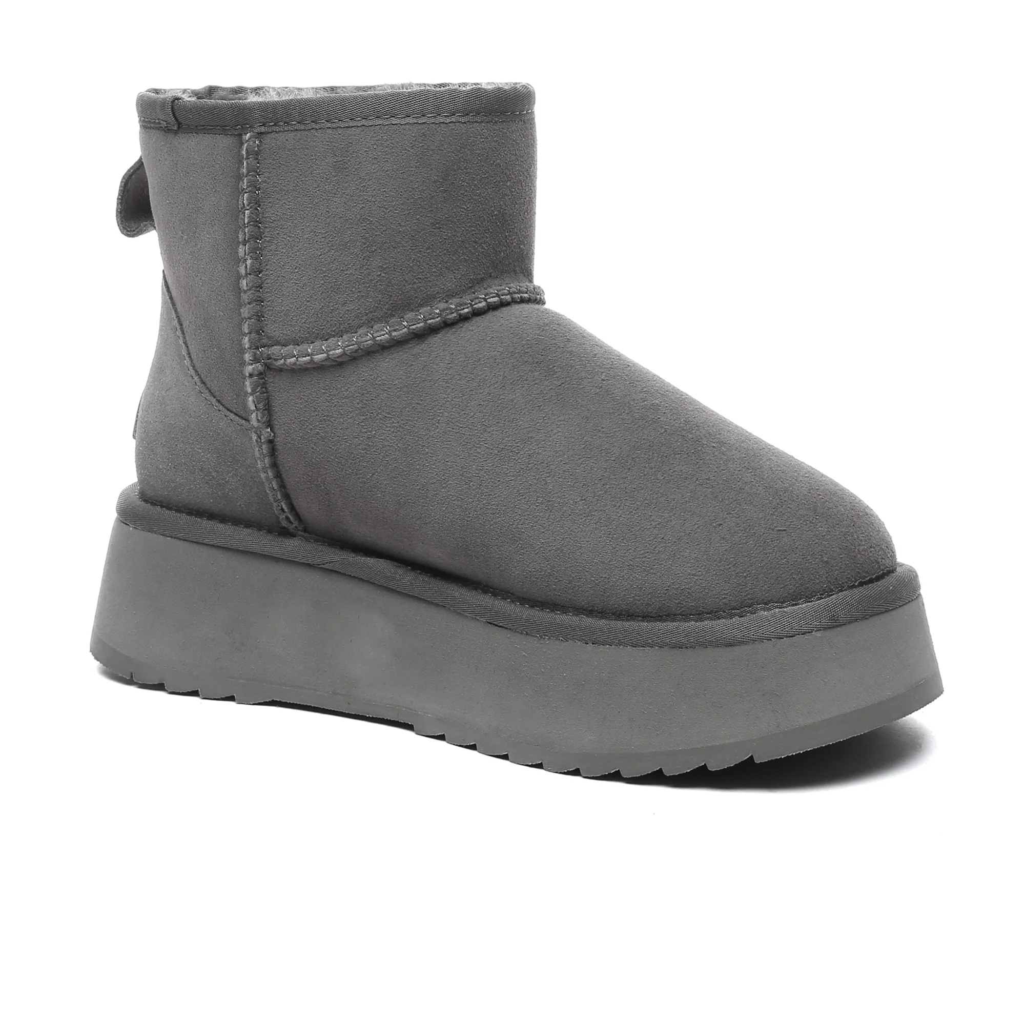 Mini Platform Sheepskin Winter Boots - Image 13