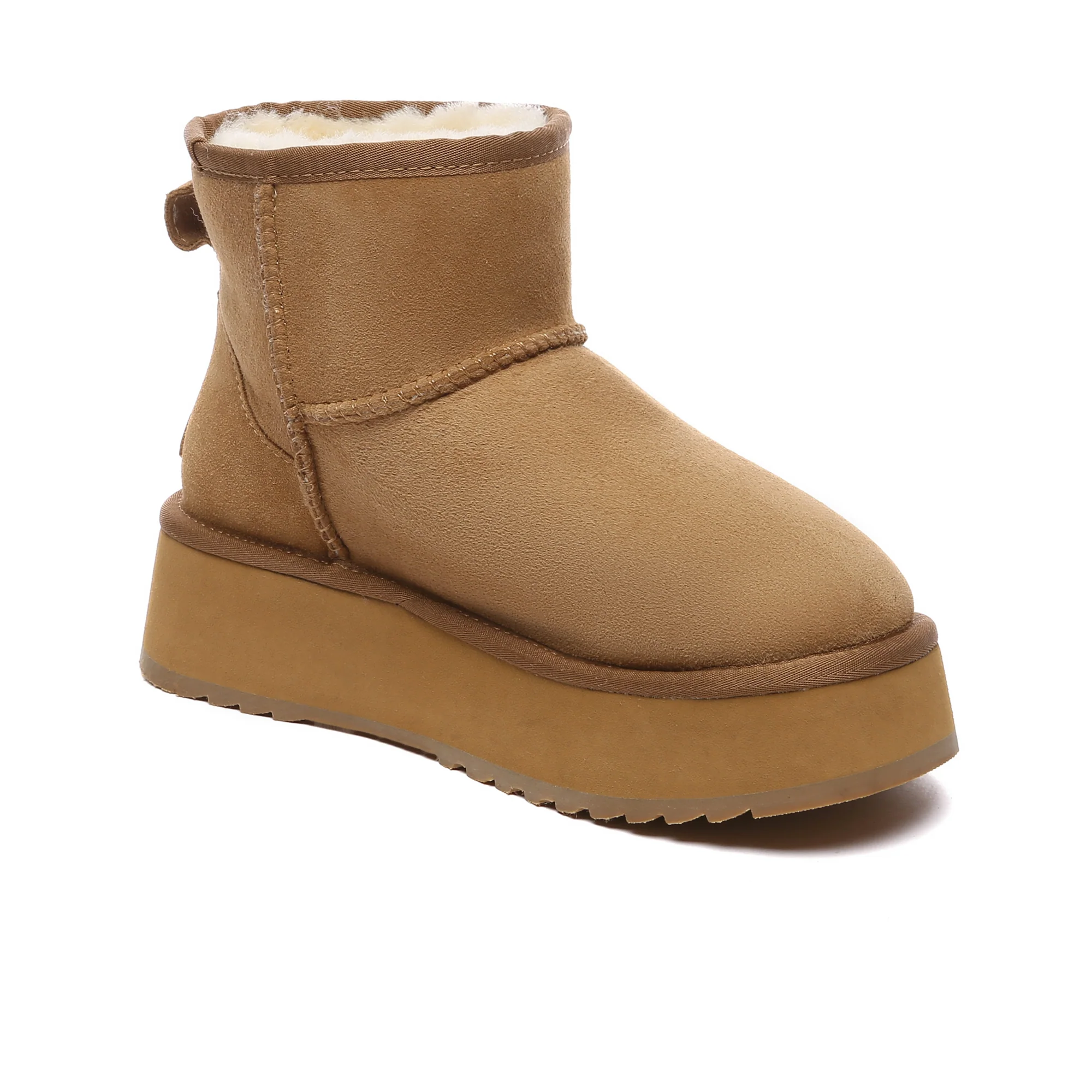 Mini Platform Sheepskin Winter Boots - Image 3