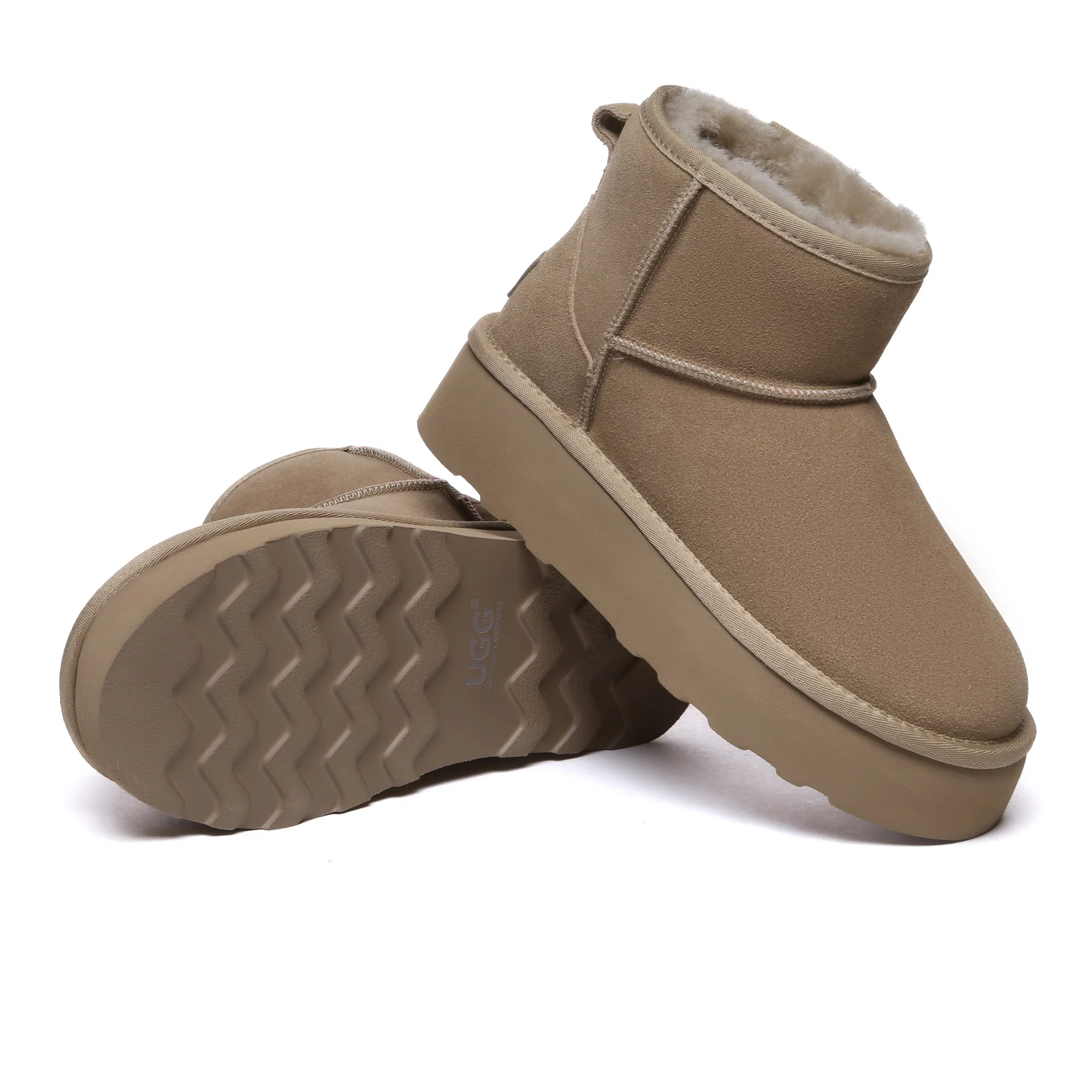 Mini Premium UGG Platform Boots - Image 10