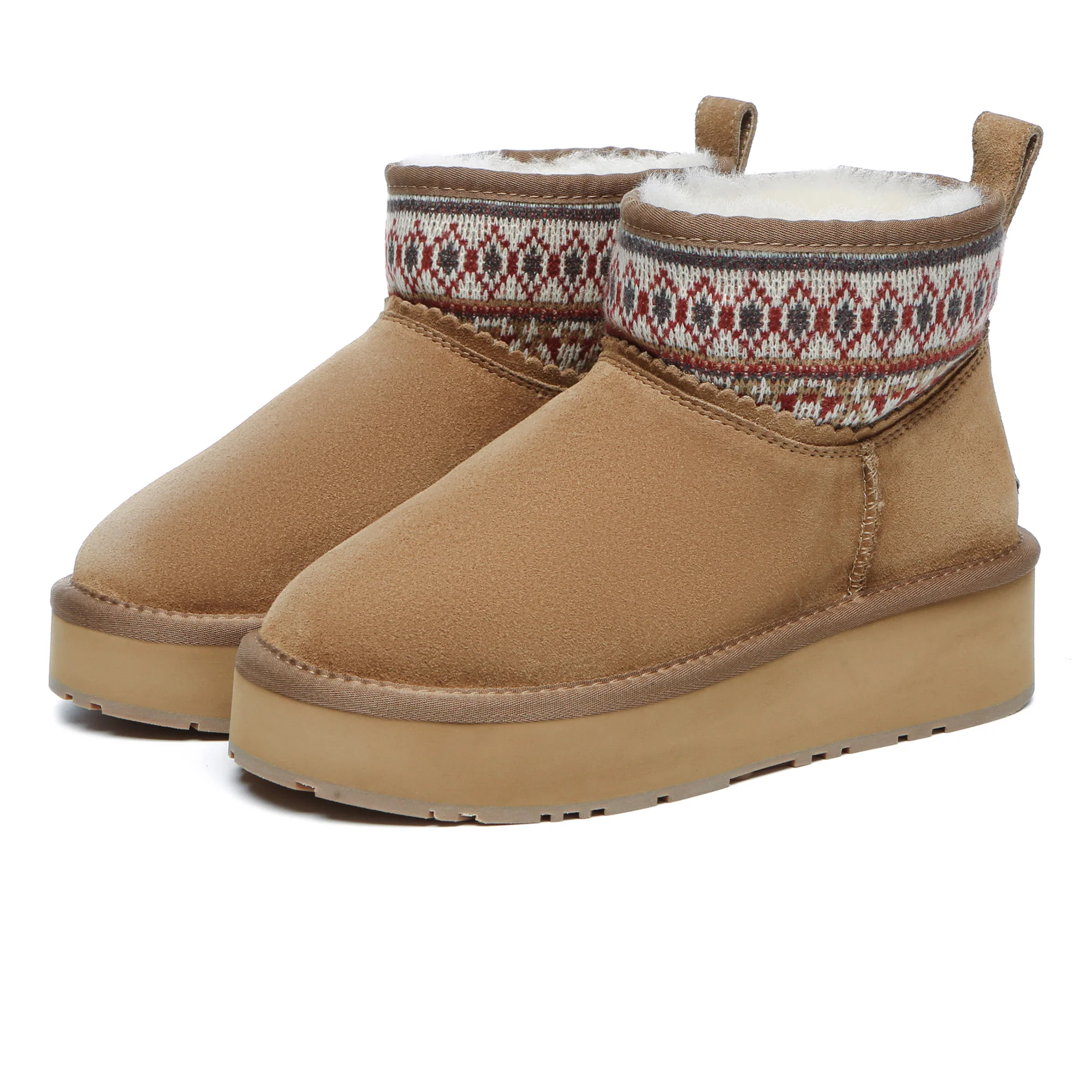Mini Woven Ankle UGG Platform - Image 4