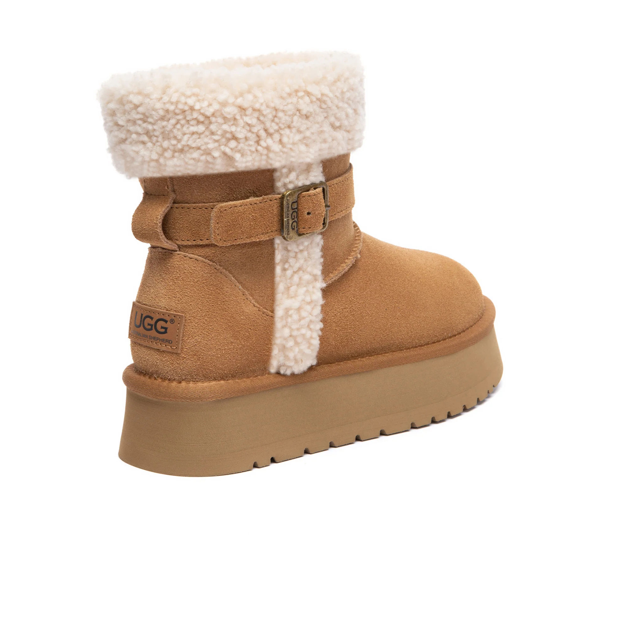 Nordic Buckle Strap Mini UGG Boots - Image 2