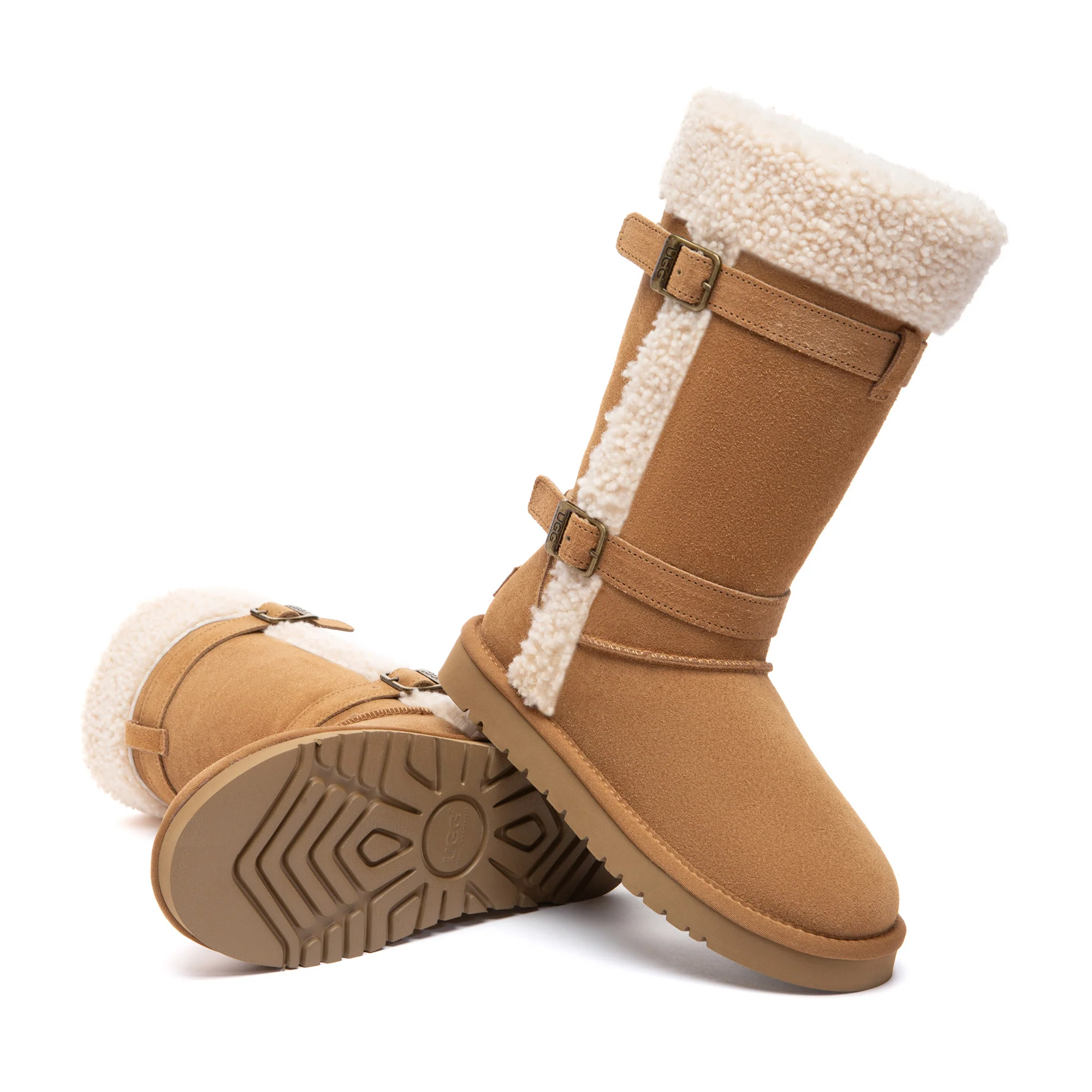 Nordic Buckle Strap Tall UGG Boots - Image 5