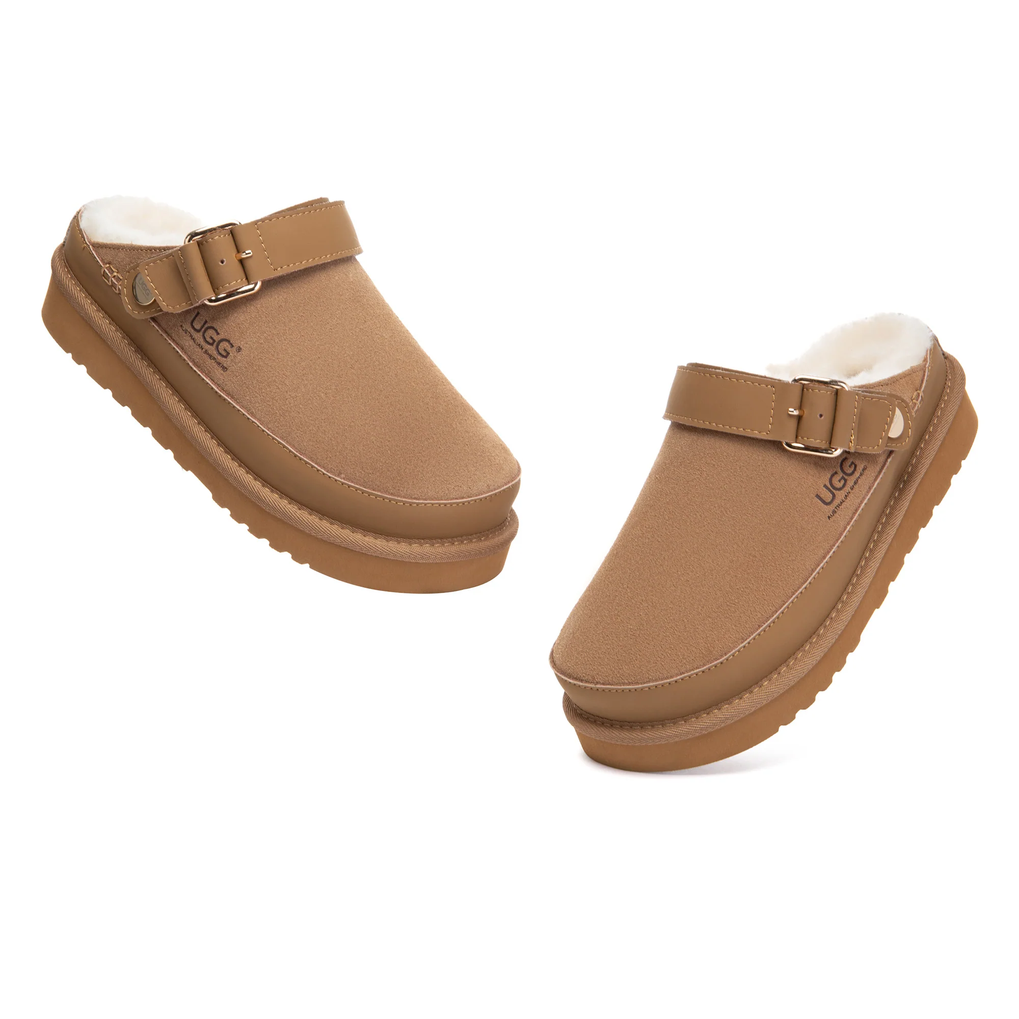 Norv Slingback Platform UGG Slippers - Image 4