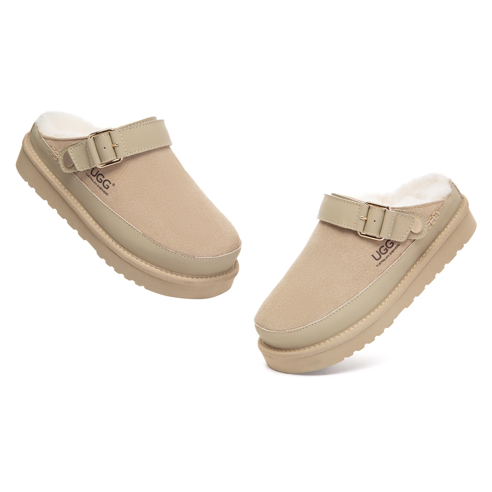 Norv Slingback Platform UGG Slippers - Image 9