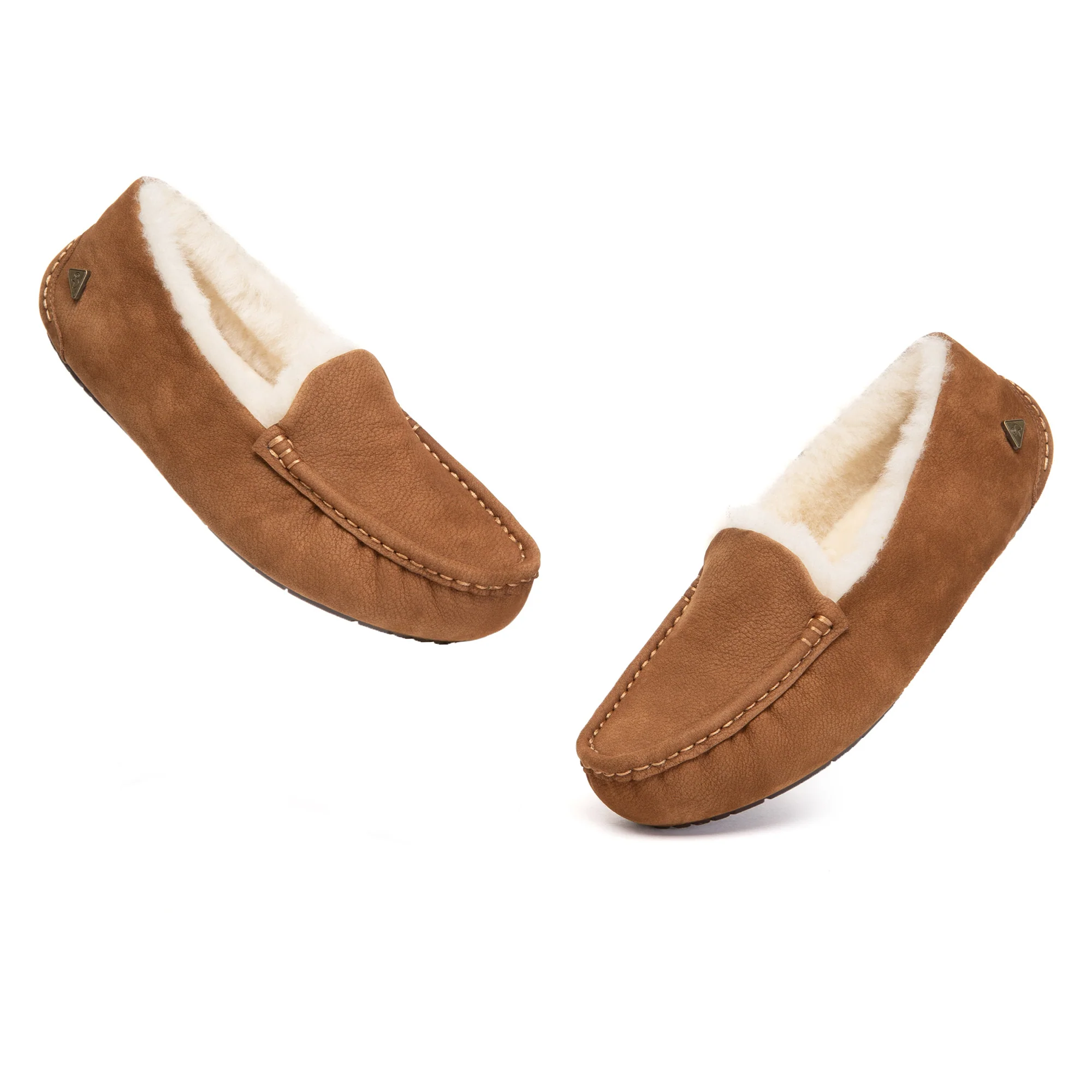 Piele Moccasin UGG Slippers - Image 4