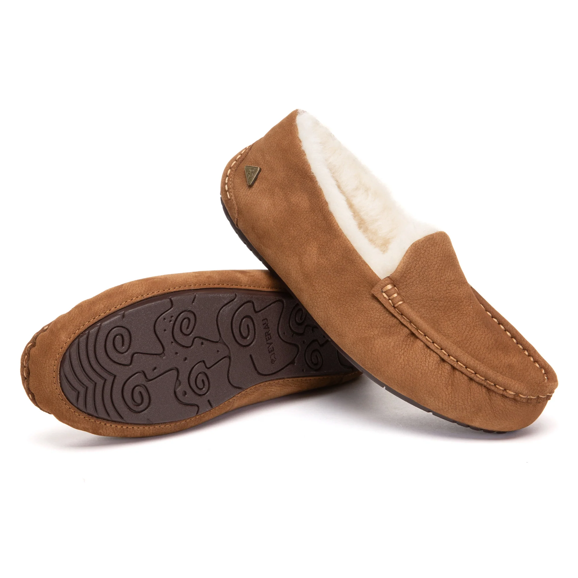 Piele Moccasin UGG Slippers - Image 5