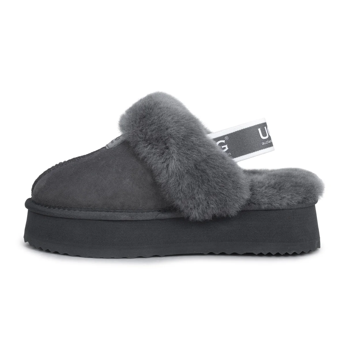 Platform Strap UGG Slippers - Image 13