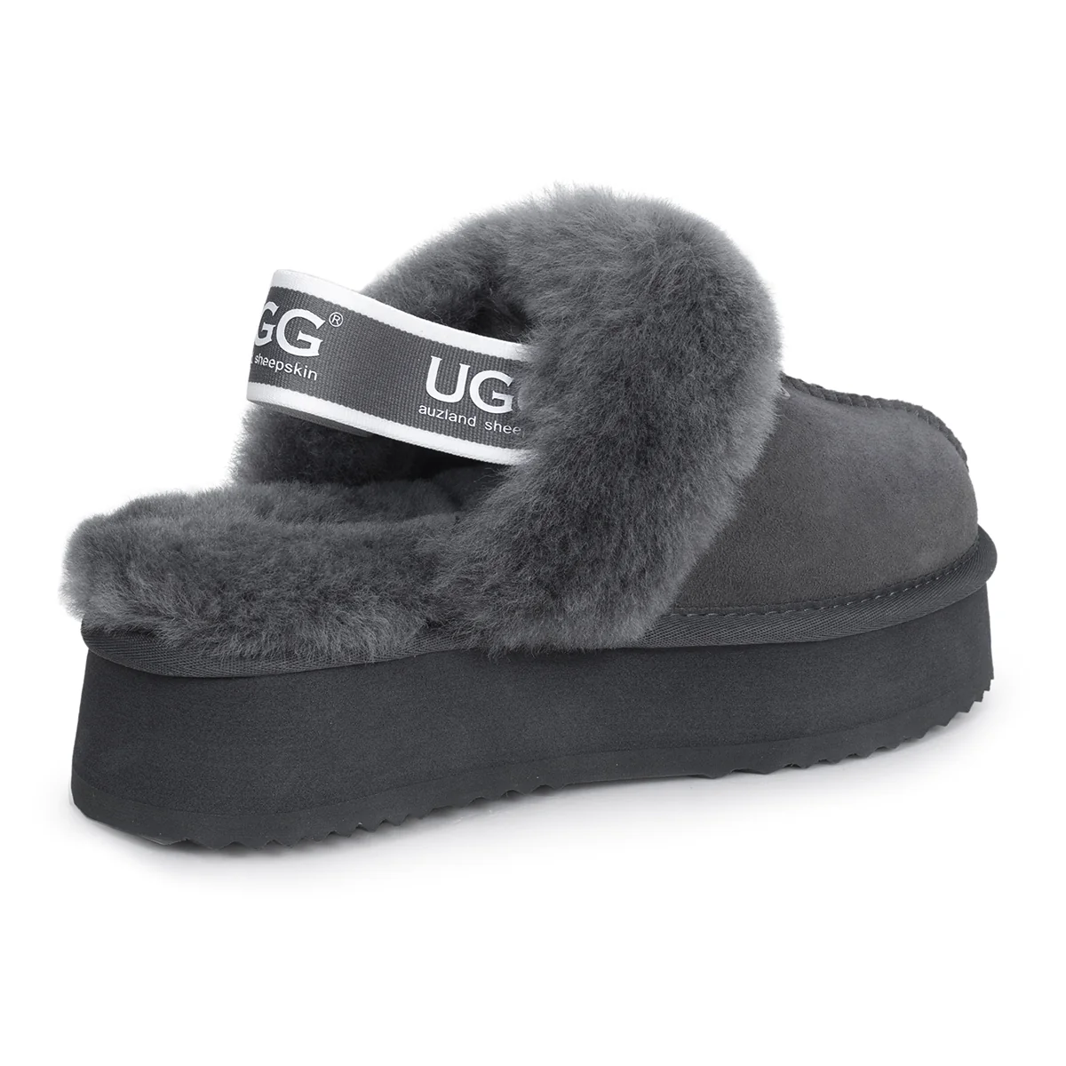 Platform Strap UGG Slippers - Image 14