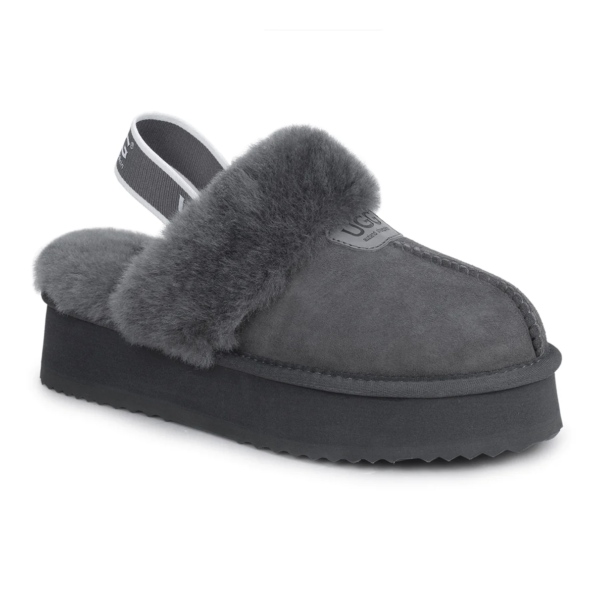 Platform Strap UGG Slippers - Image 15