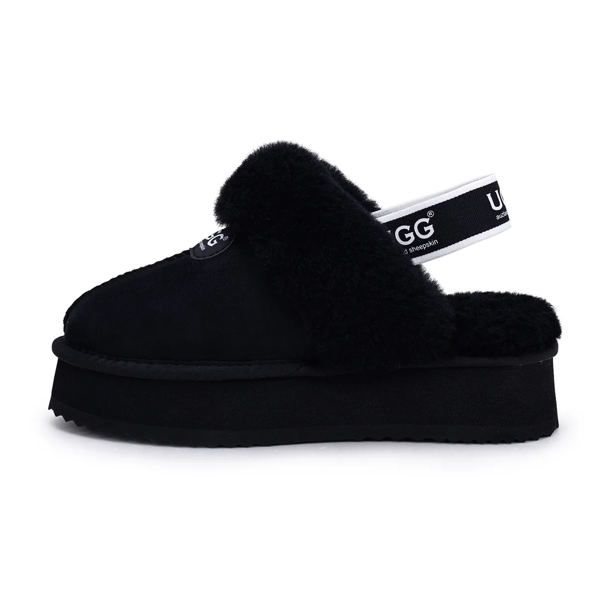 Platform Strap UGG Slippers - Image 7