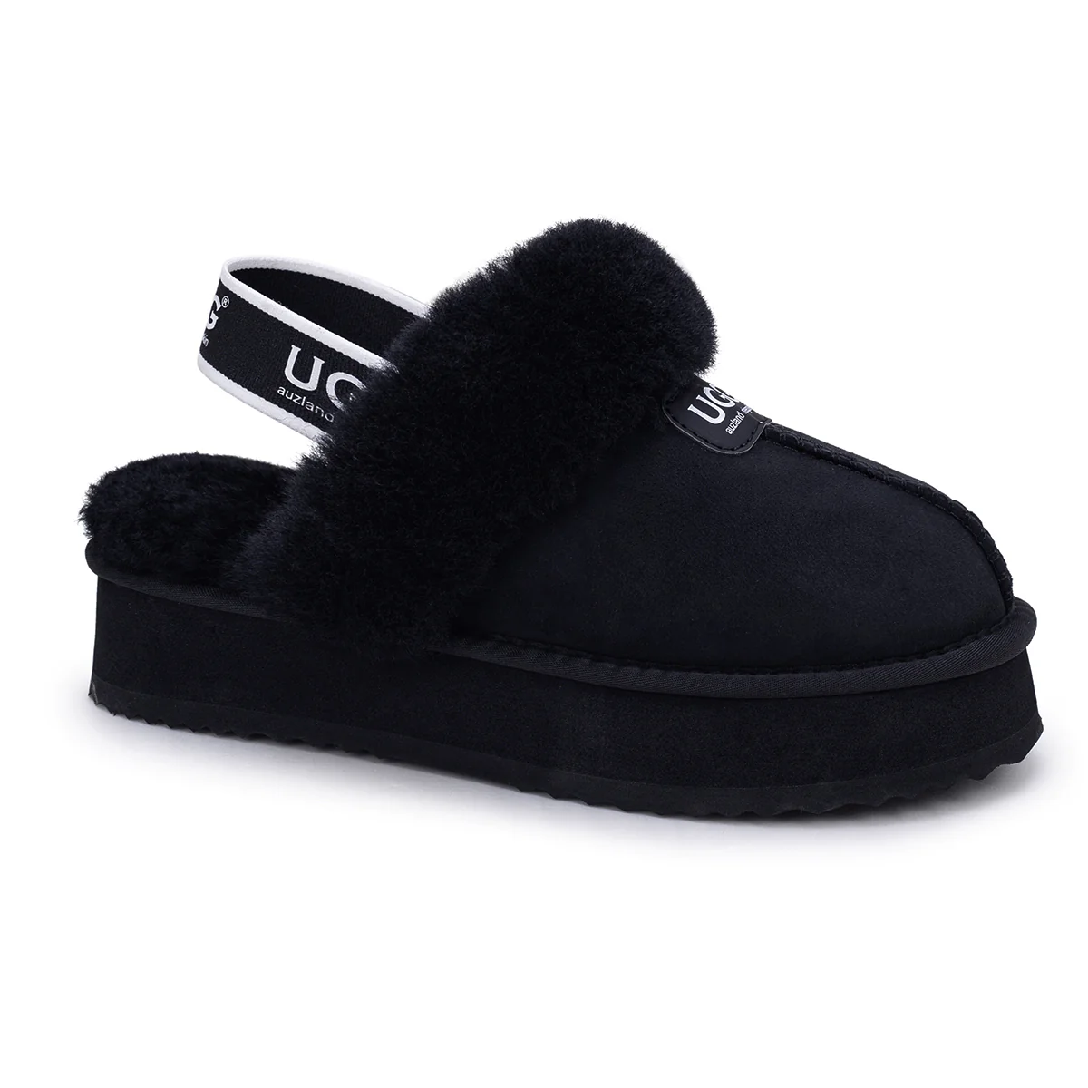 Platform Strap UGG Slippers - Image 8