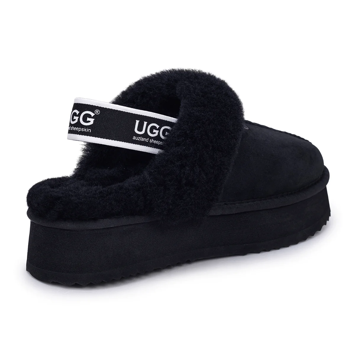 Platform Strap UGG Slippers - Image 9