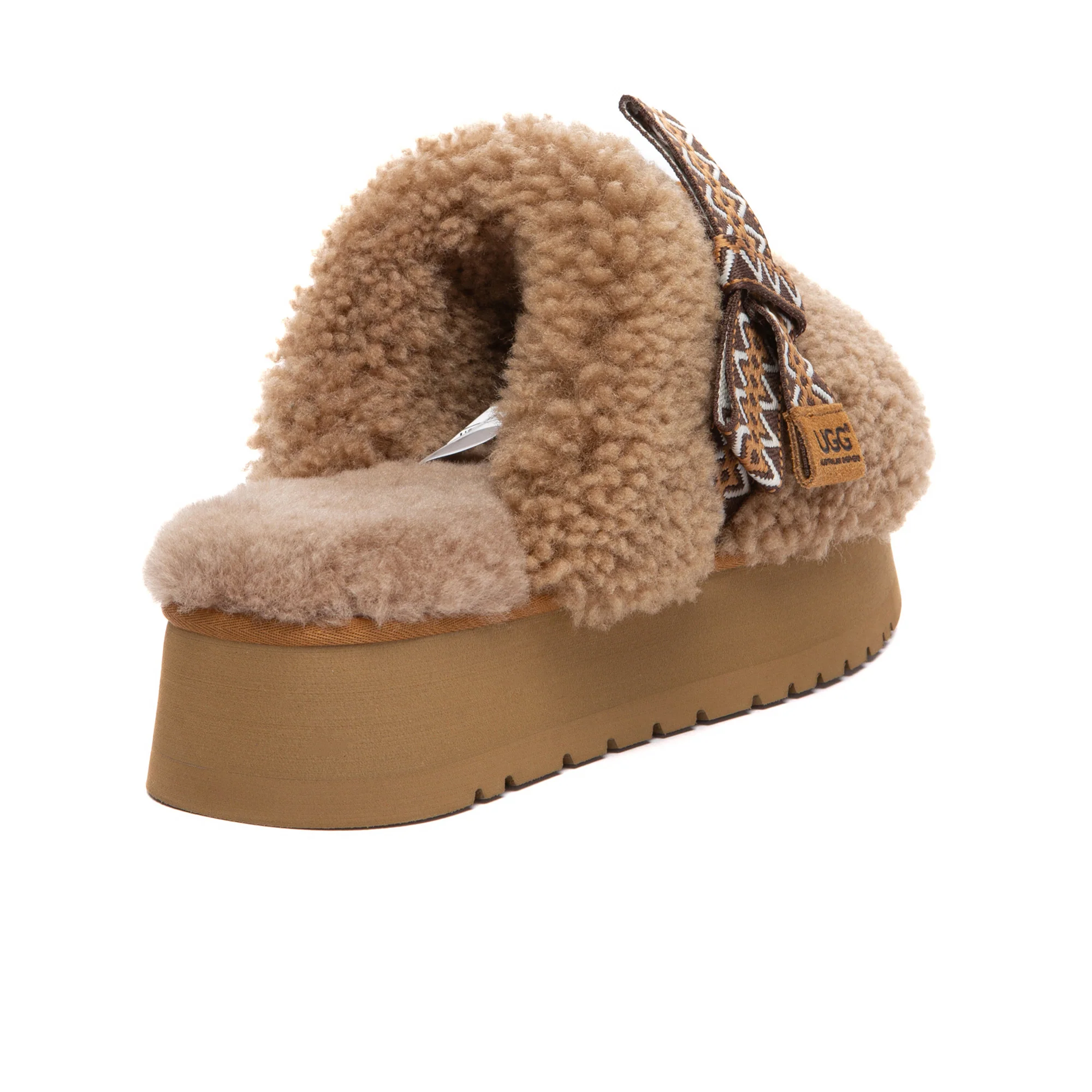 PlushCozy Bow Platform UGG Slippers - Image 2