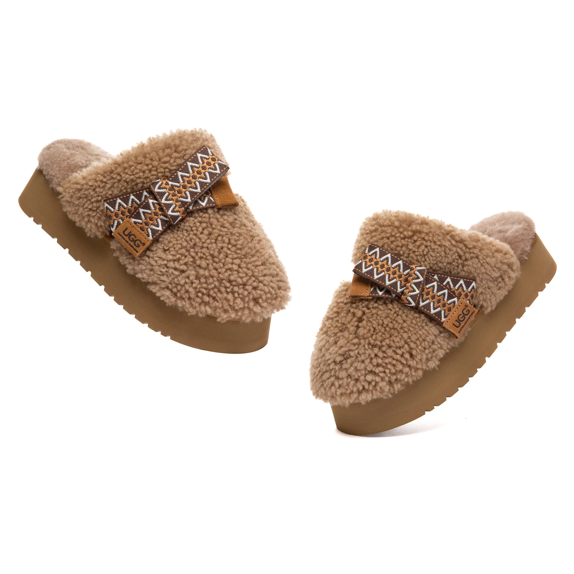 PlushCozy Bow Platform UGG Slippers - Image 4