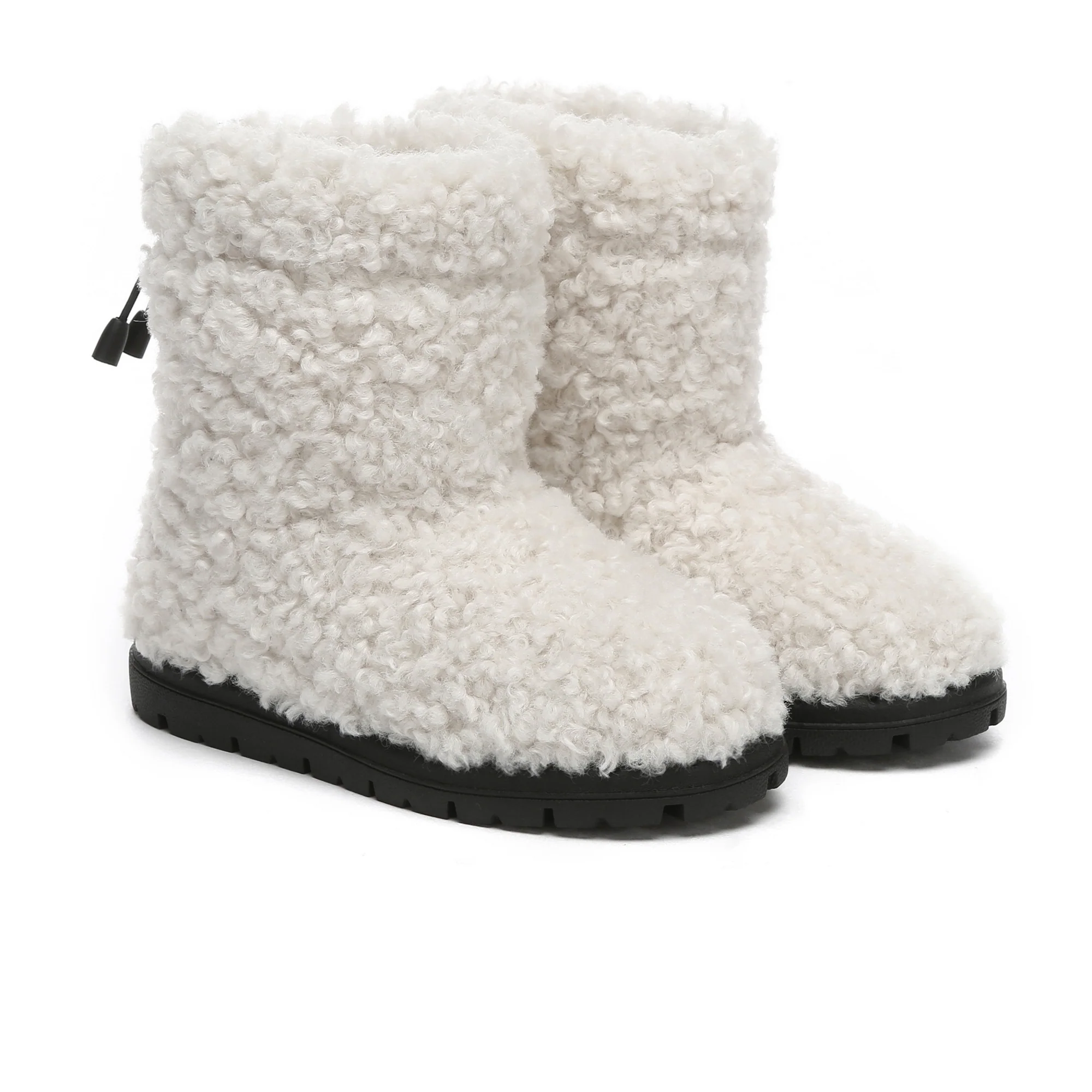 PlushCozy Kids Short Platform UGG Boots - Image 4