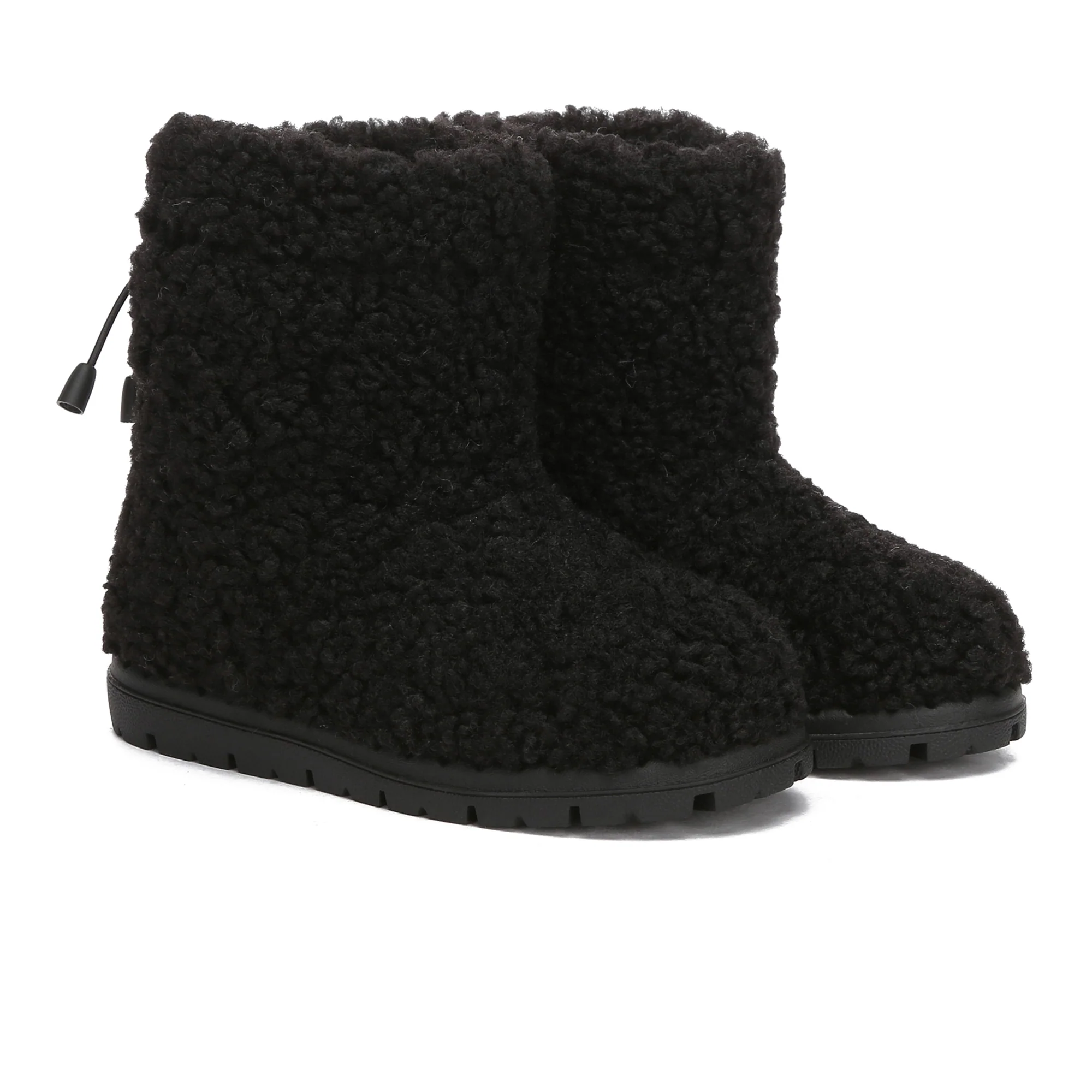 PlushCozy Kids Short Platform UGG Boots - Image 9