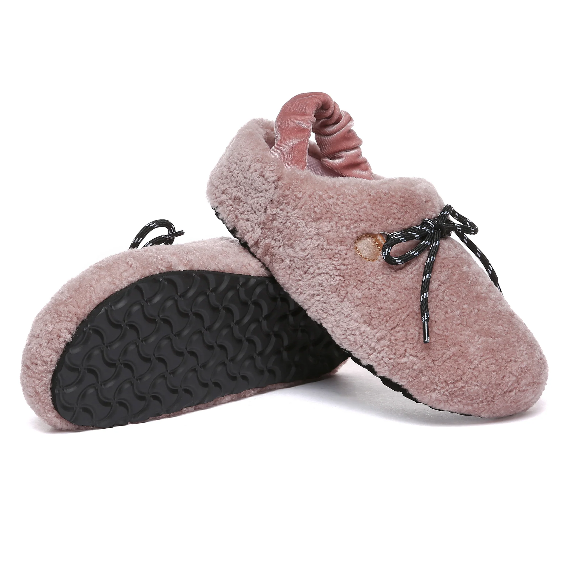 PlushCozy Slingback Lace UGG Slippers - Image 20