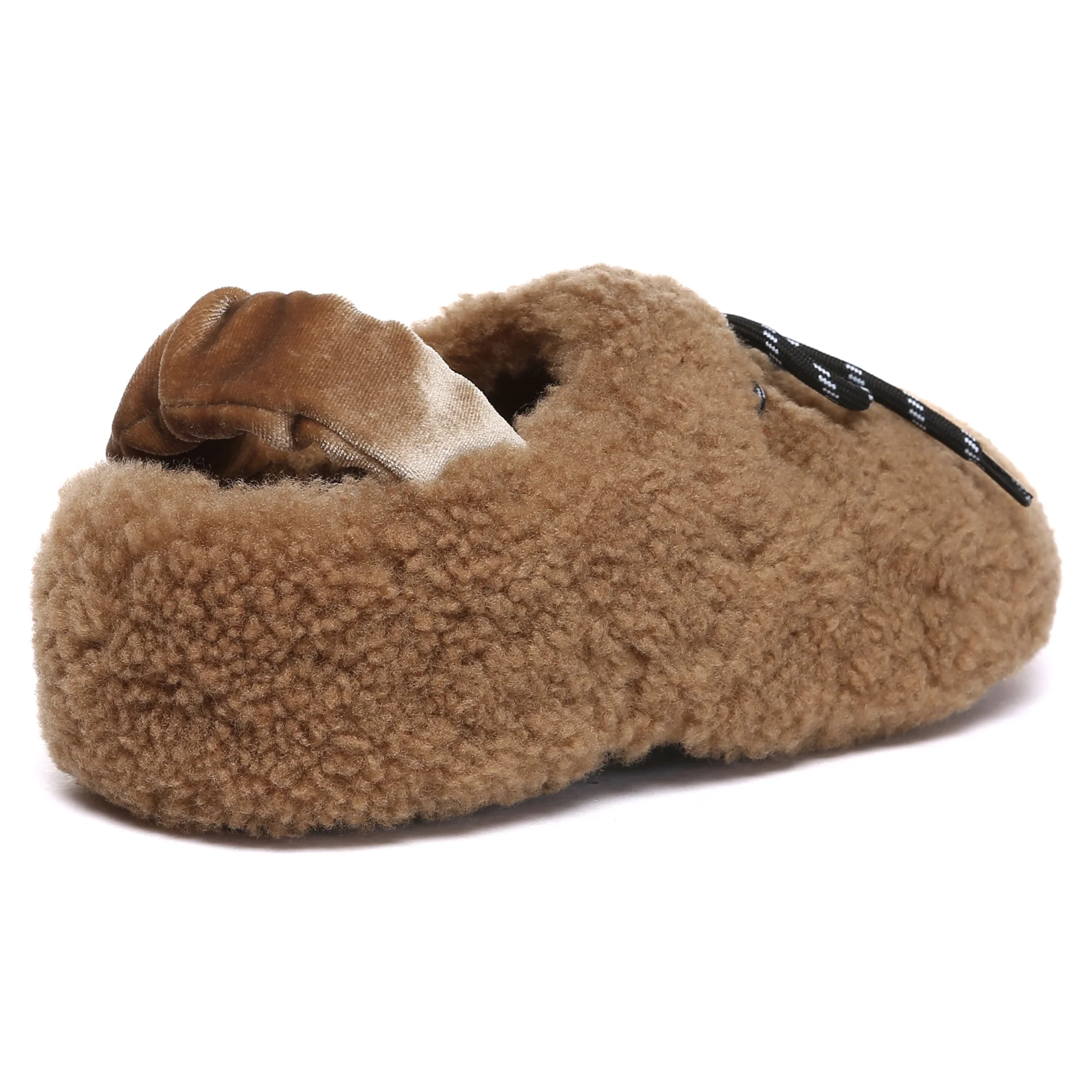 PlushCozy Slingback Lace UGG Slippers - Image 7
