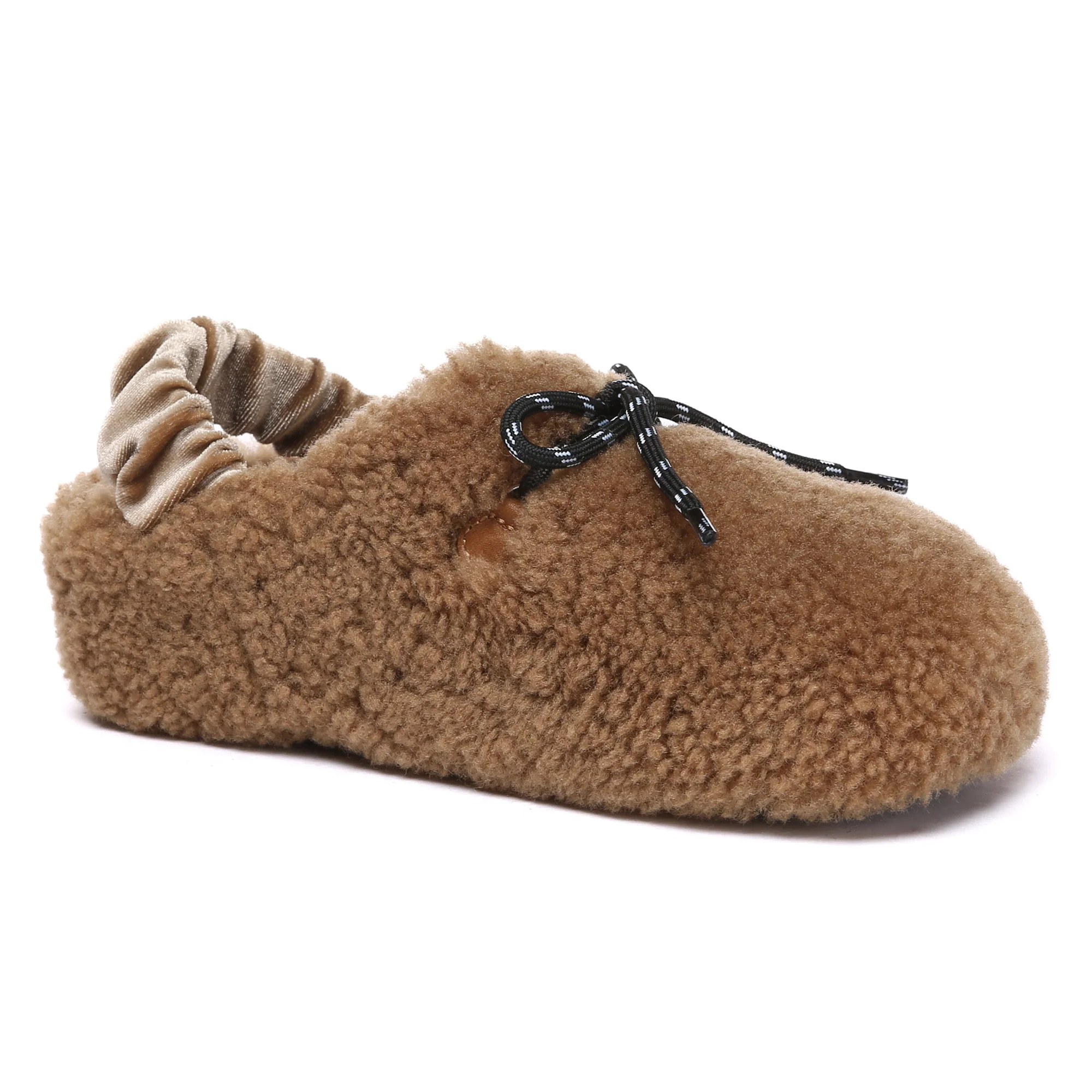 PlushCozy Slingback Lace UGG Slippers - Image 8