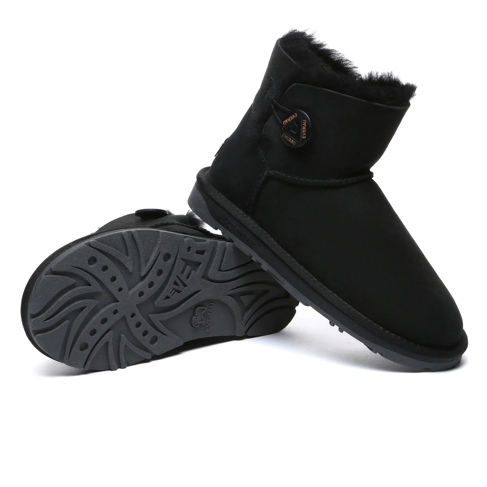 Premium Mini Button Classic Sheepskin UGG Boots - Image 10