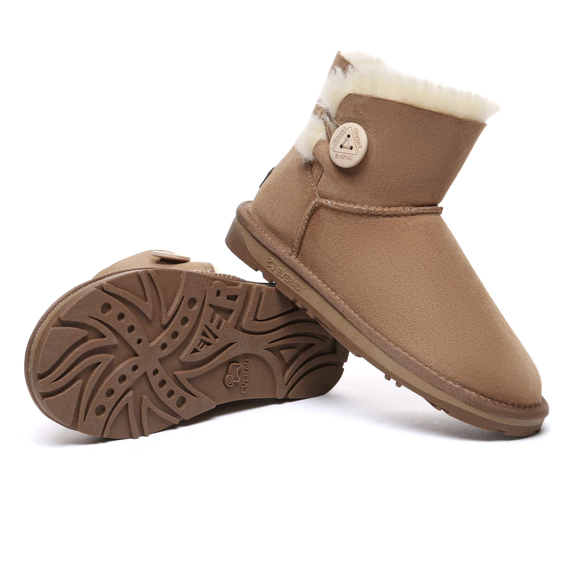Premium Mini Button Classic Sheepskin UGG Boots - Image 5
