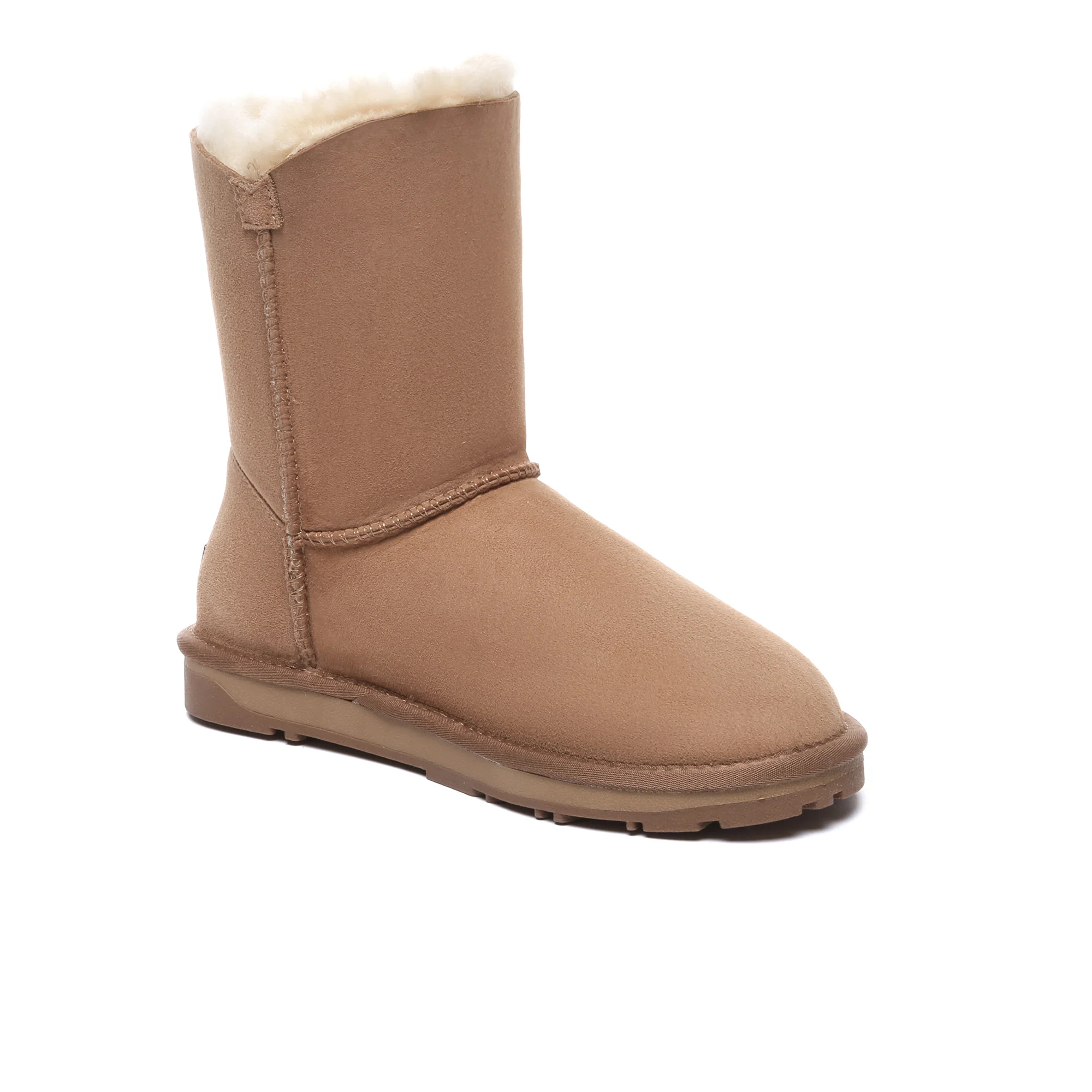 Premium Short Button Classic Sheepskin UGG Boots - Image 3