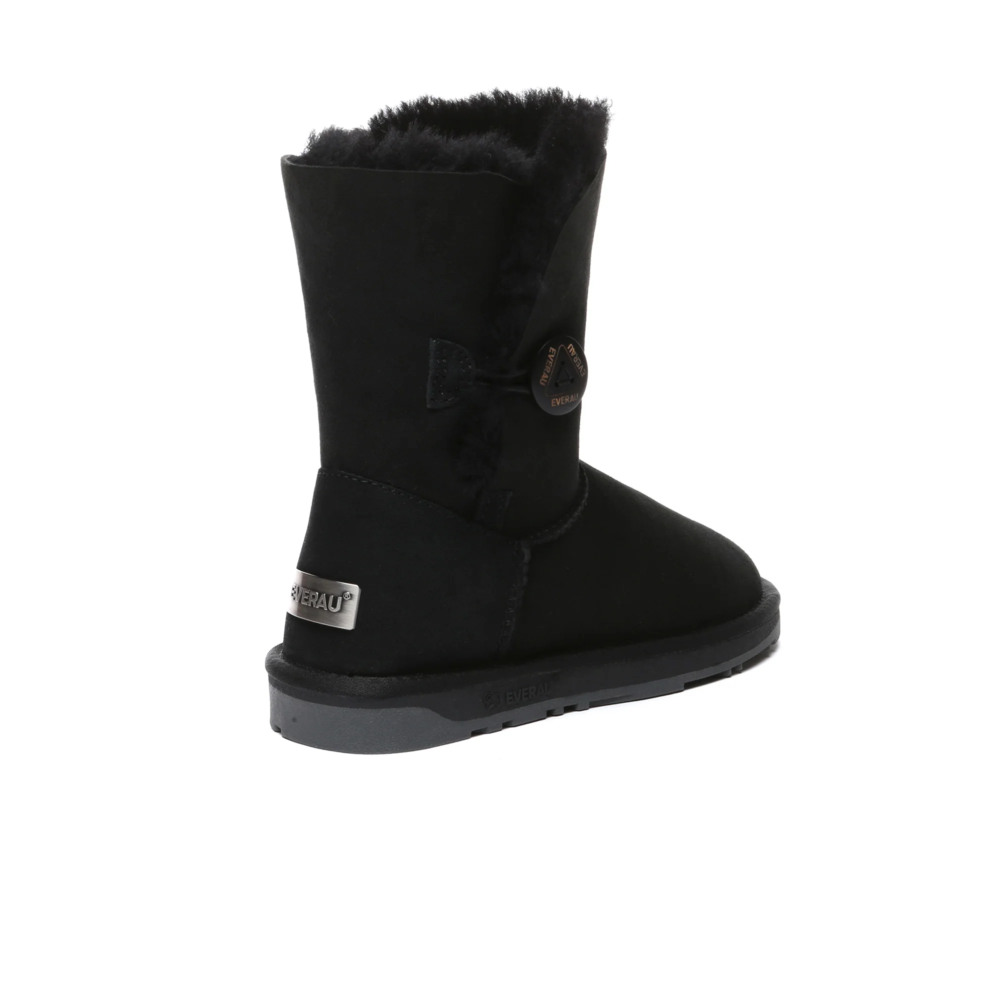 Premium Short Button Classic Sheepskin UGG Boots - Image 7