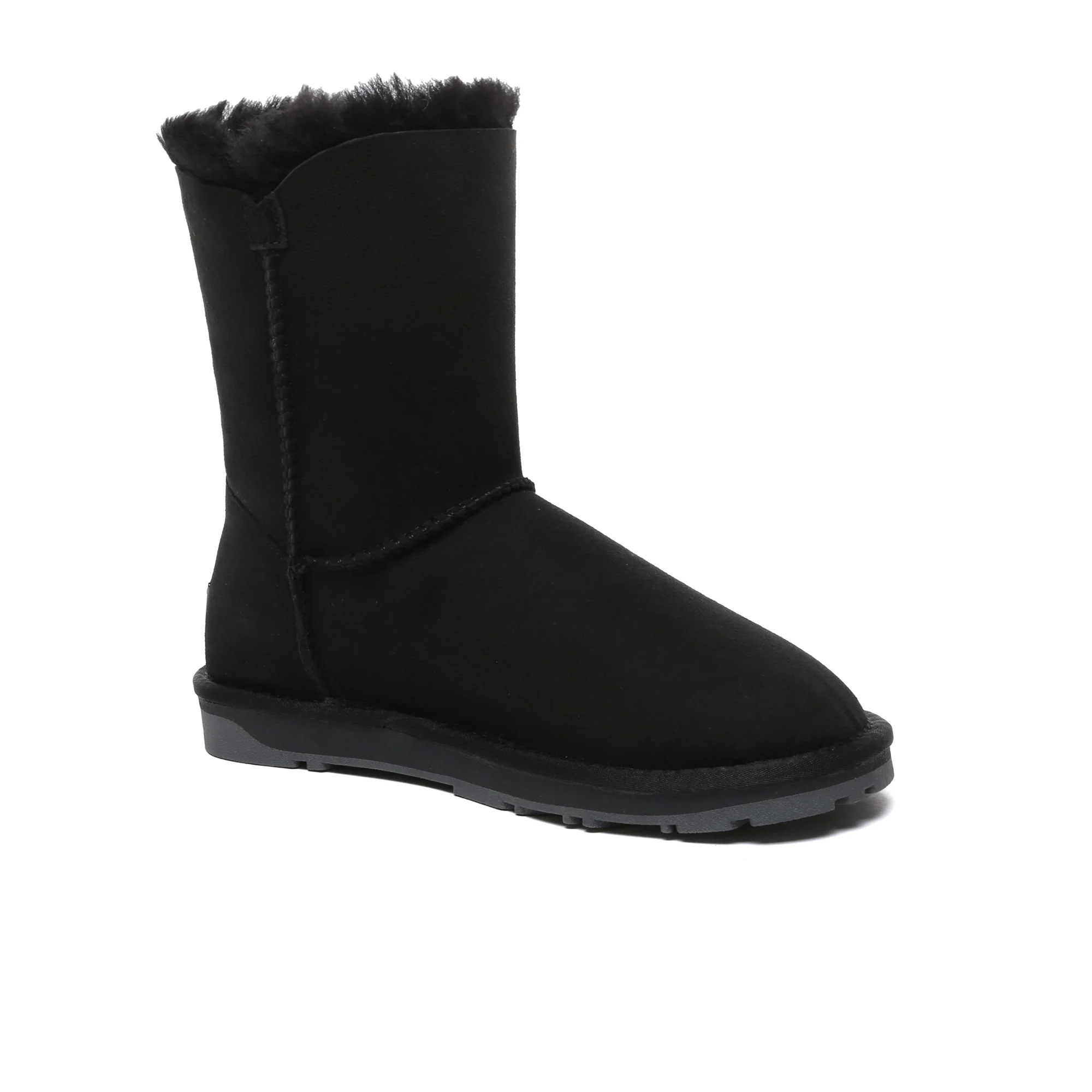 Premium Short Button Classic Sheepskin UGG Boots - Image 8
