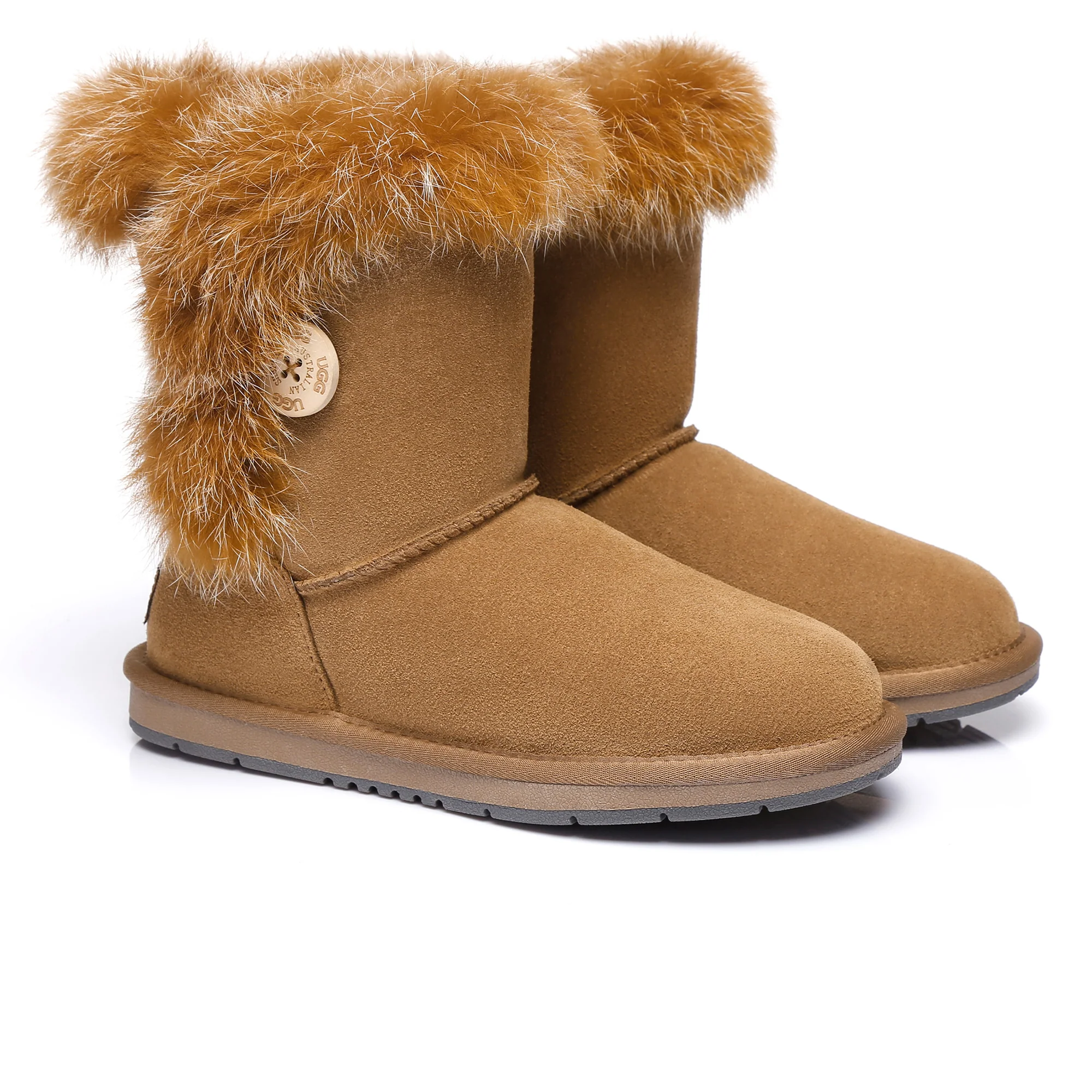 Premium Short Fur UGG Boots - Image 10