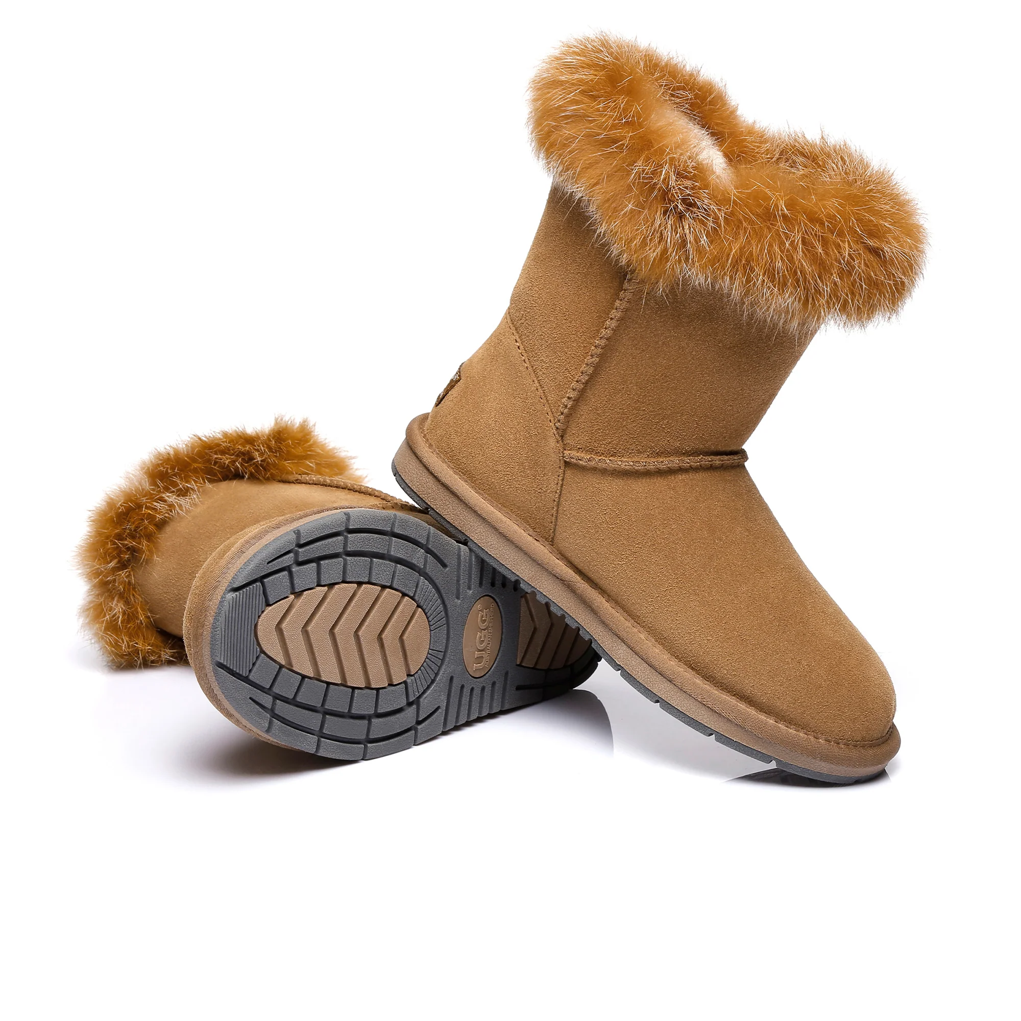 Premium Short Fur UGG Boots - Image 12