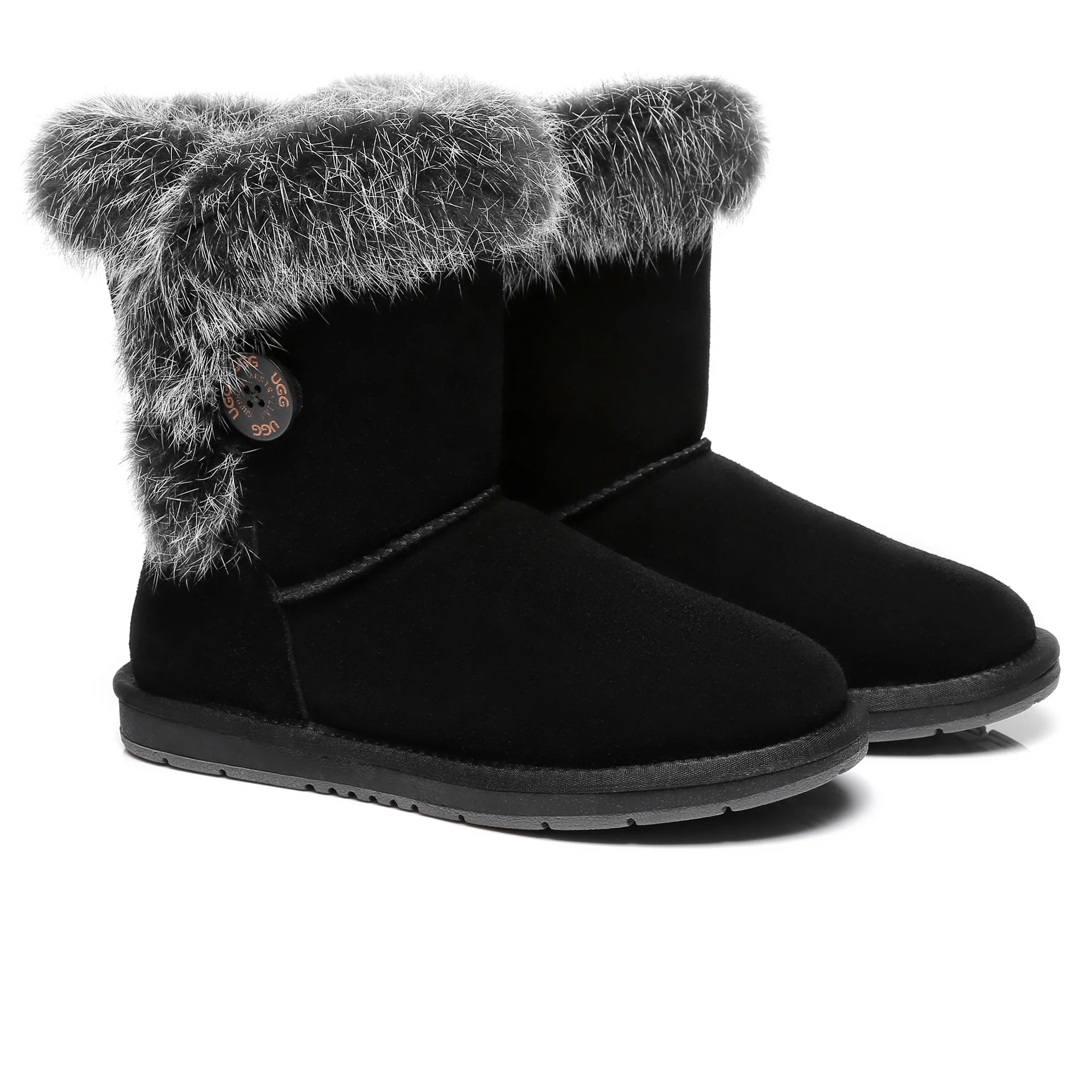 Premium Short Fur UGG Boots - Image 4