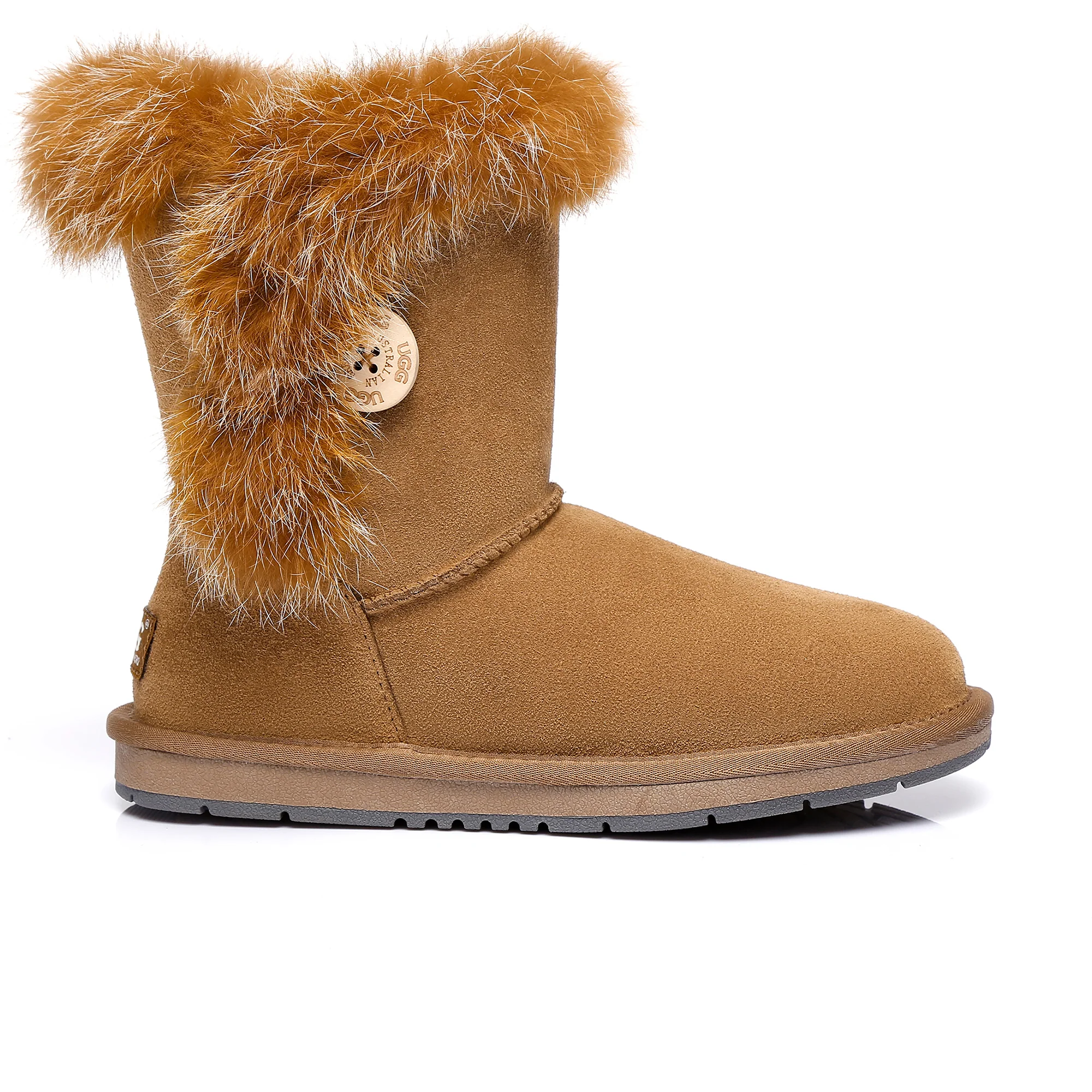 Premium Short Fur UGG Boots - Image 7