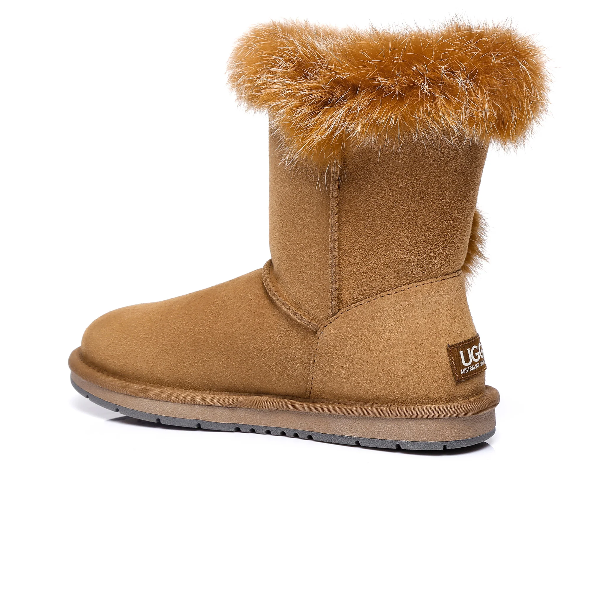 Premium Short Fur UGG Boots - Image 9
