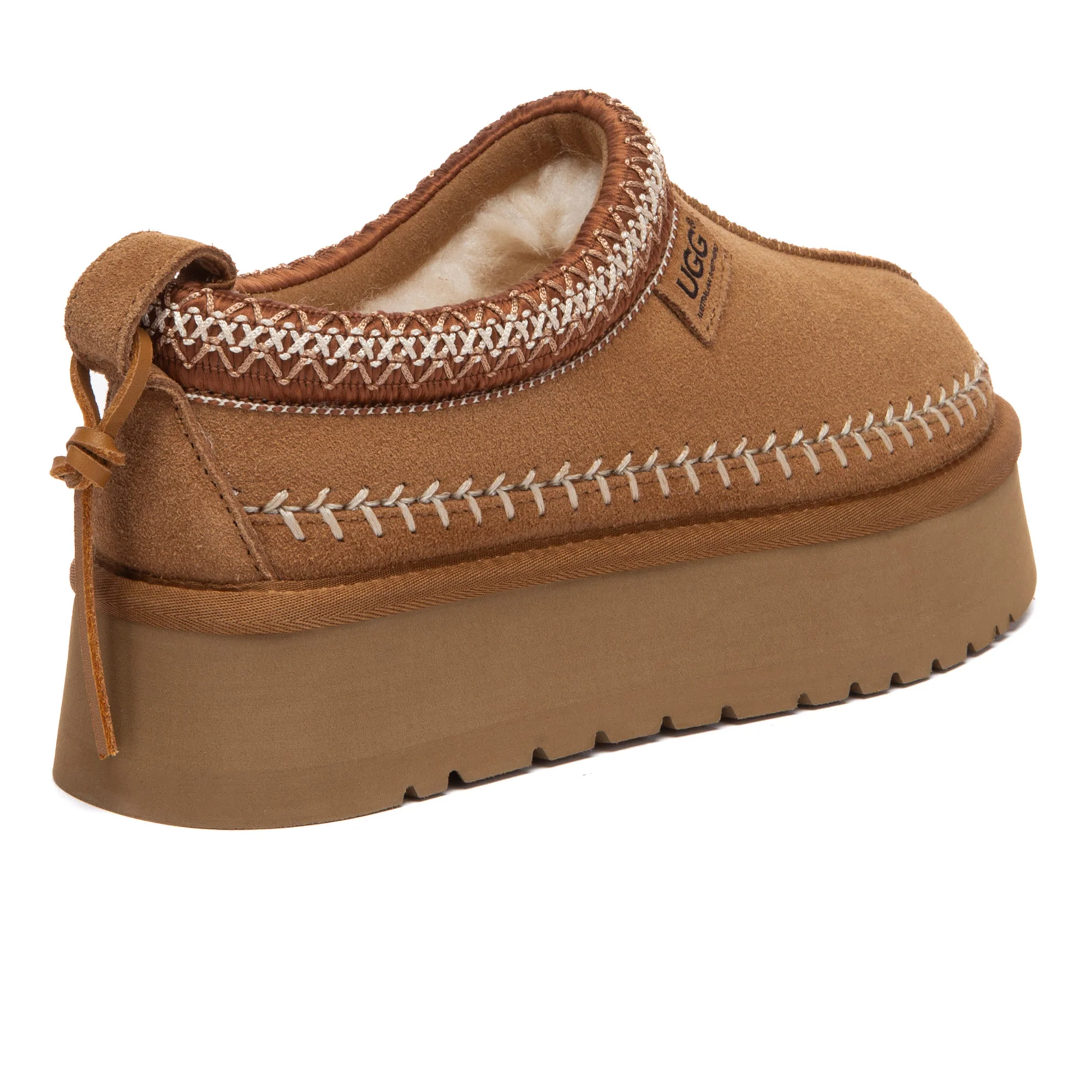 Premium Stitch Platform UGG Slippers - Image 3