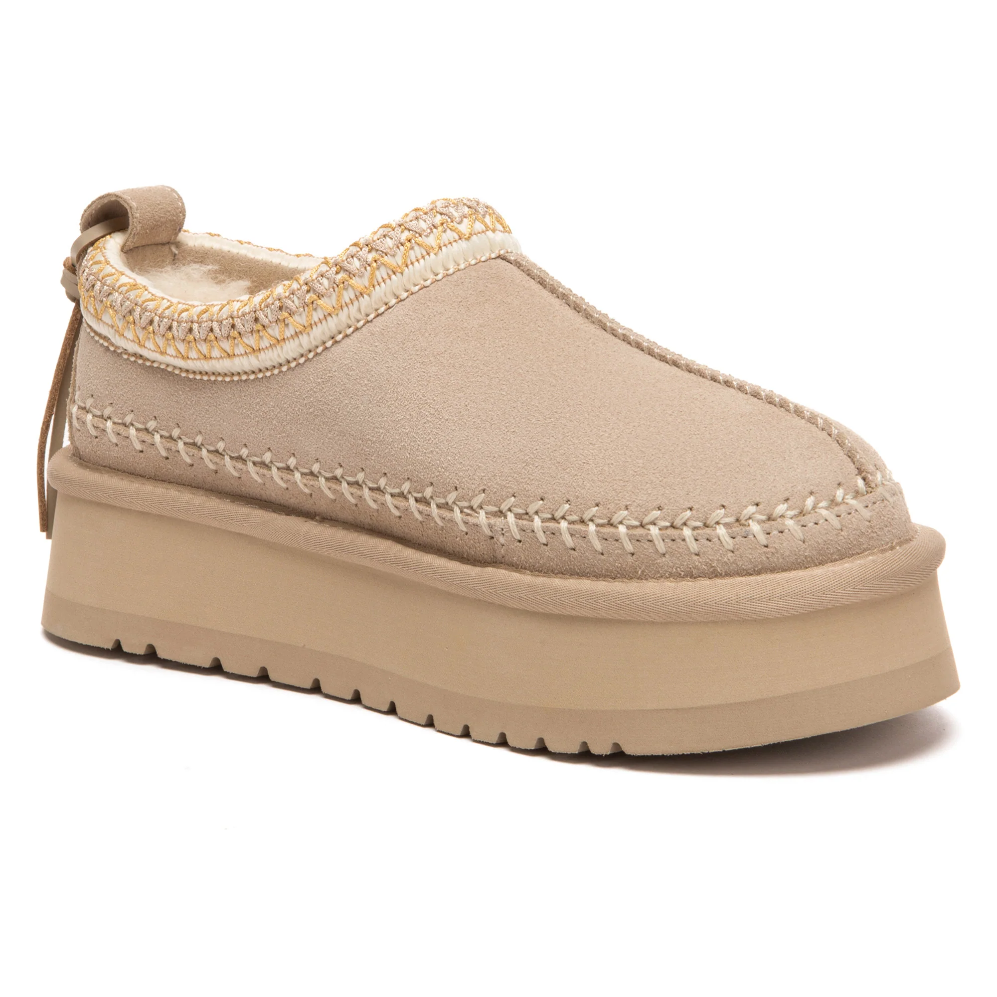 Premium Stitch Platform UGG Slippers - Image 7