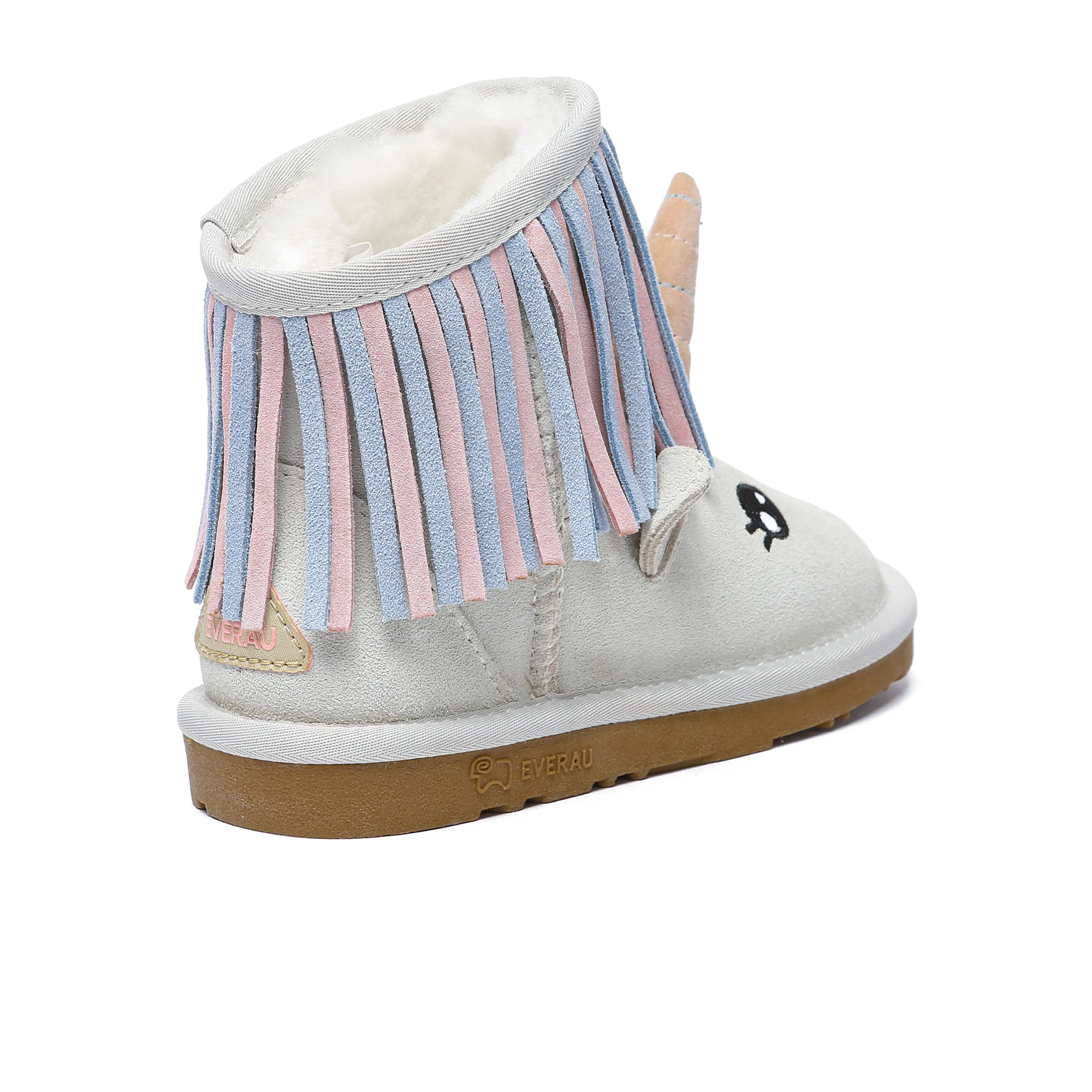 Premium Unicorn Kids Sheepskin Boots - Image 2
