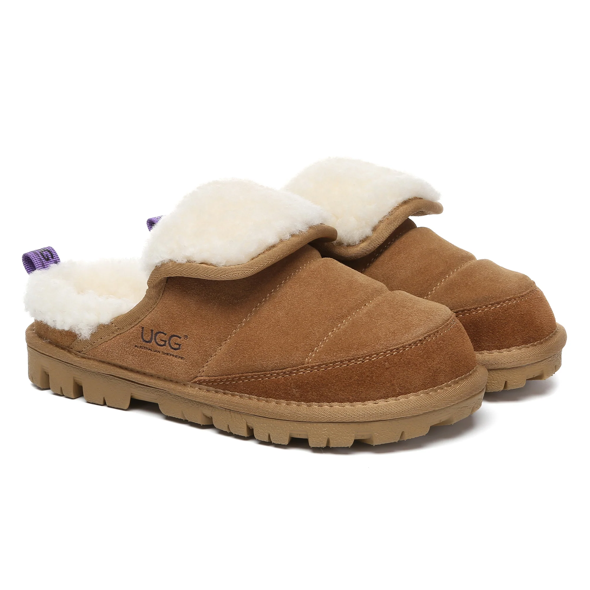 Puffer UGG Sheepskin Slippers - Image 4