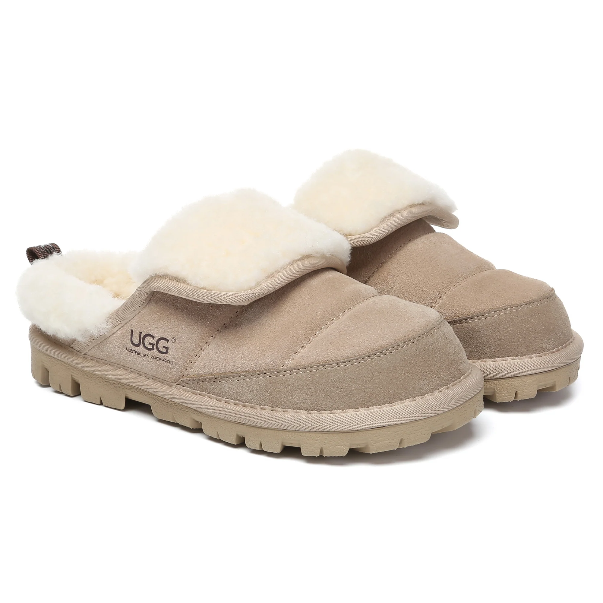 Puffer UGG Sheepskin Slippers - Image 9