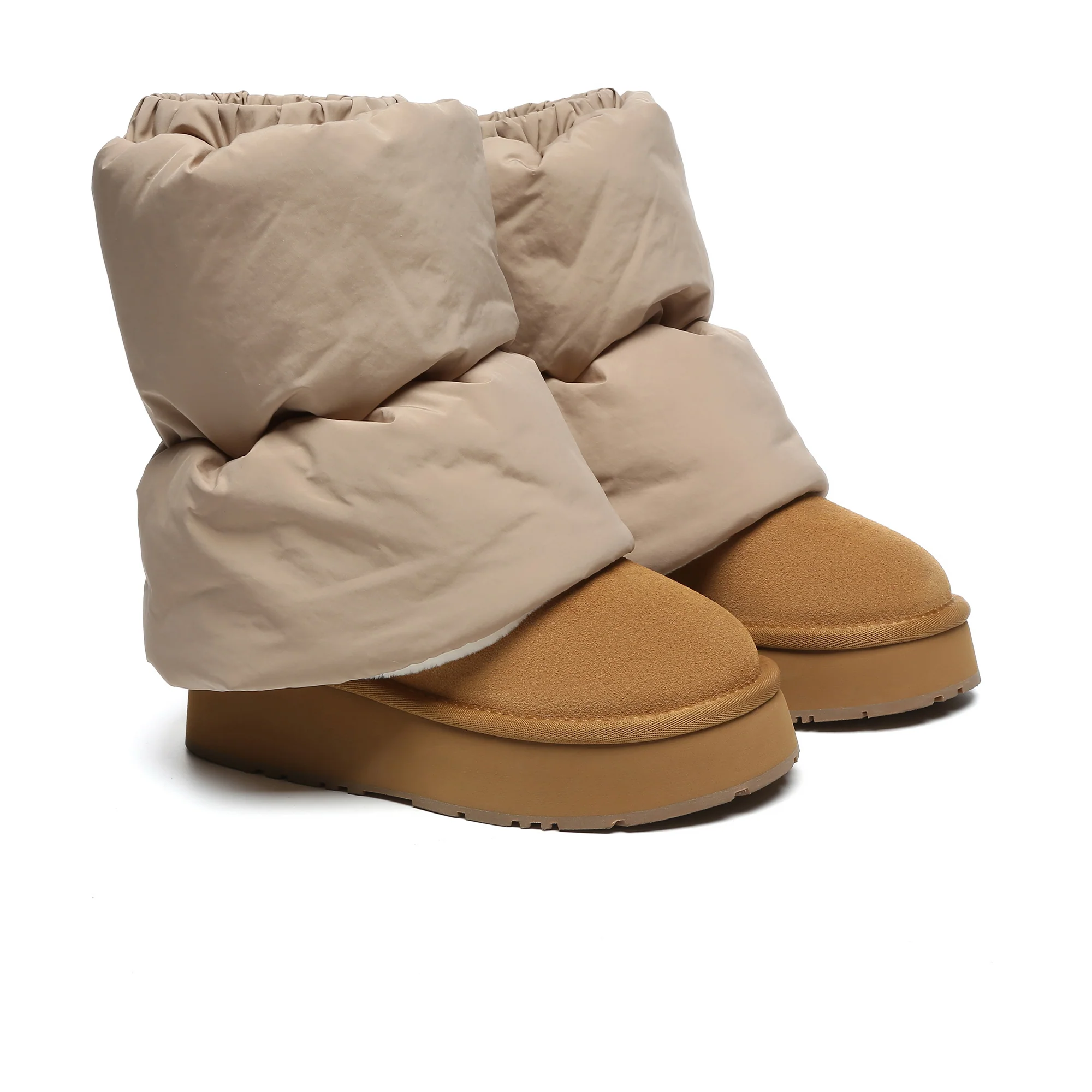 Puffy UGG Fleece Leg Warmers - Image 4