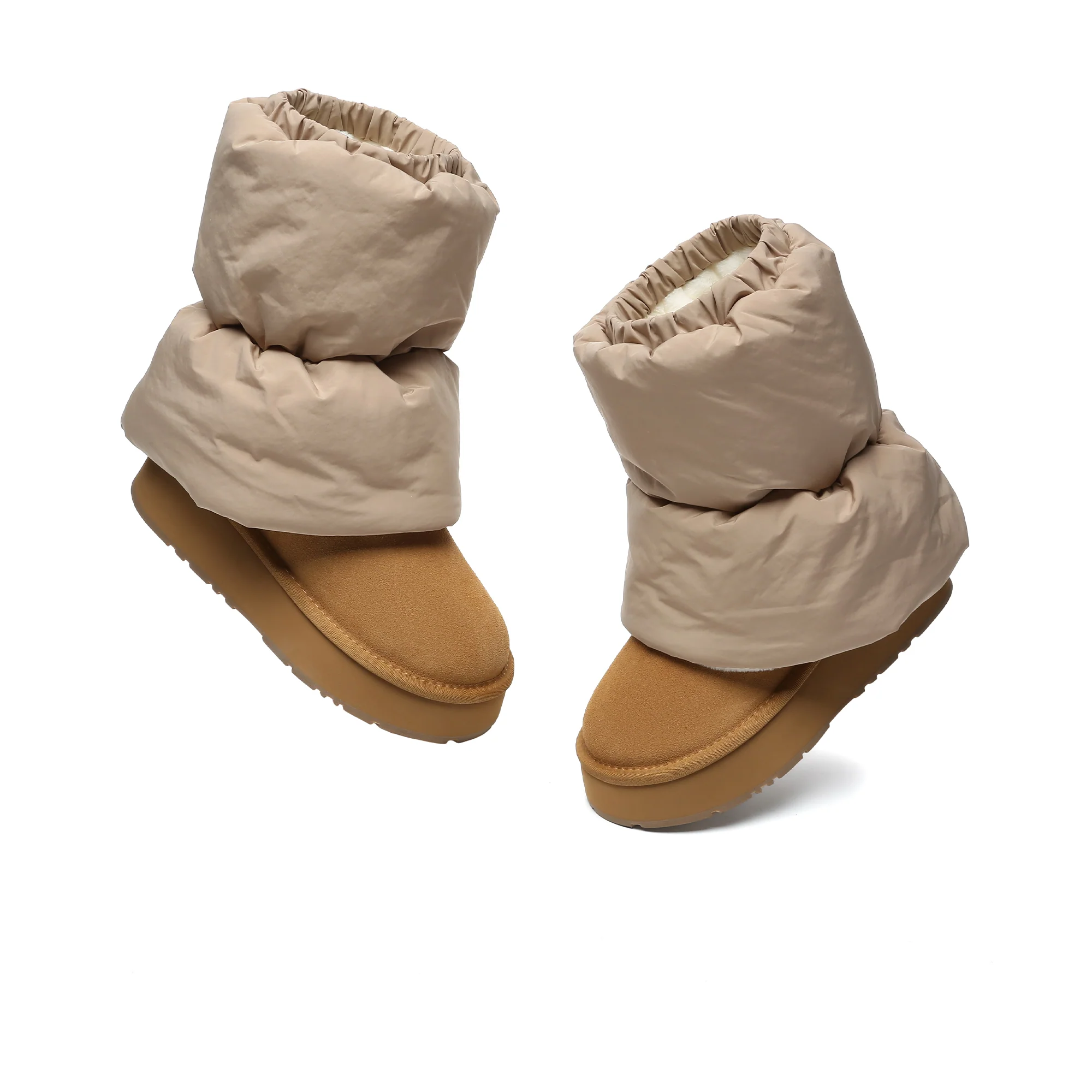Puffy UGG Fleece Leg Warmers - Image 5
