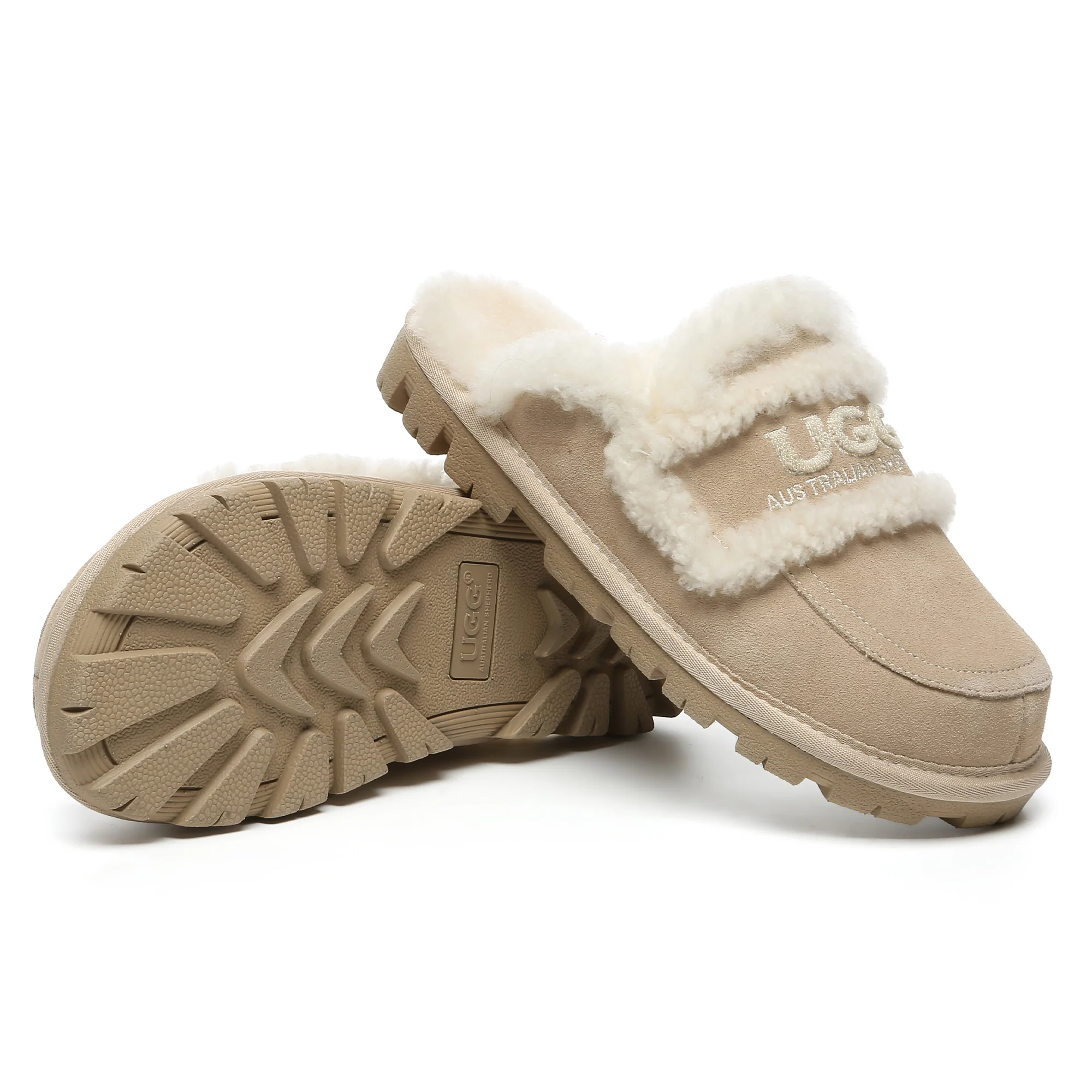 Riley Shearling Wool Comfort Sole UGG Slippers - Image 15