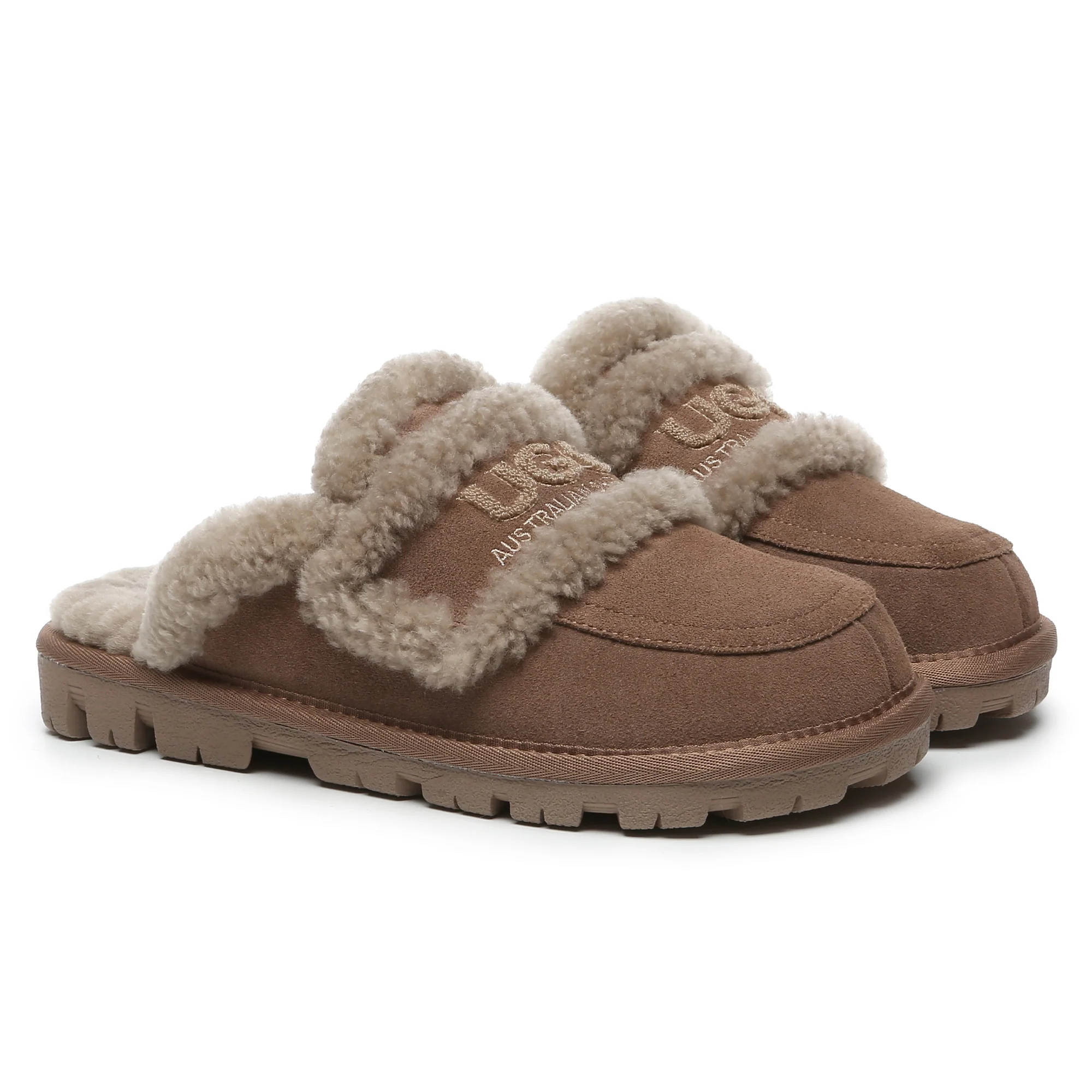 Riley Shearling Wool Comfort Sole UGG Slippers - Image 19