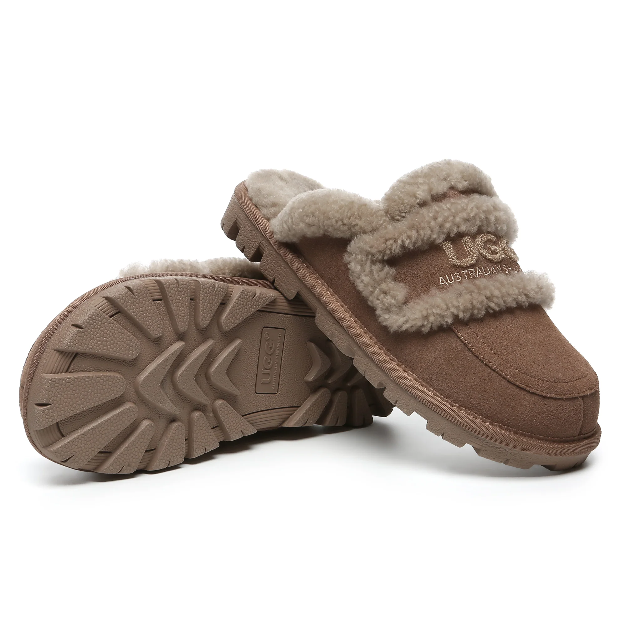 Riley Shearling Wool Comfort Sole UGG Slippers - Image 20