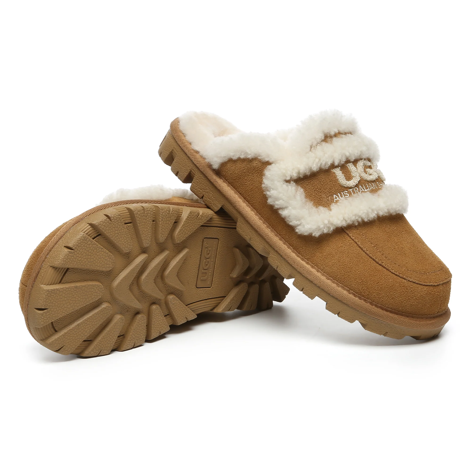 Riley Shearling Wool Comfort Sole UGG Slippers - Image 5