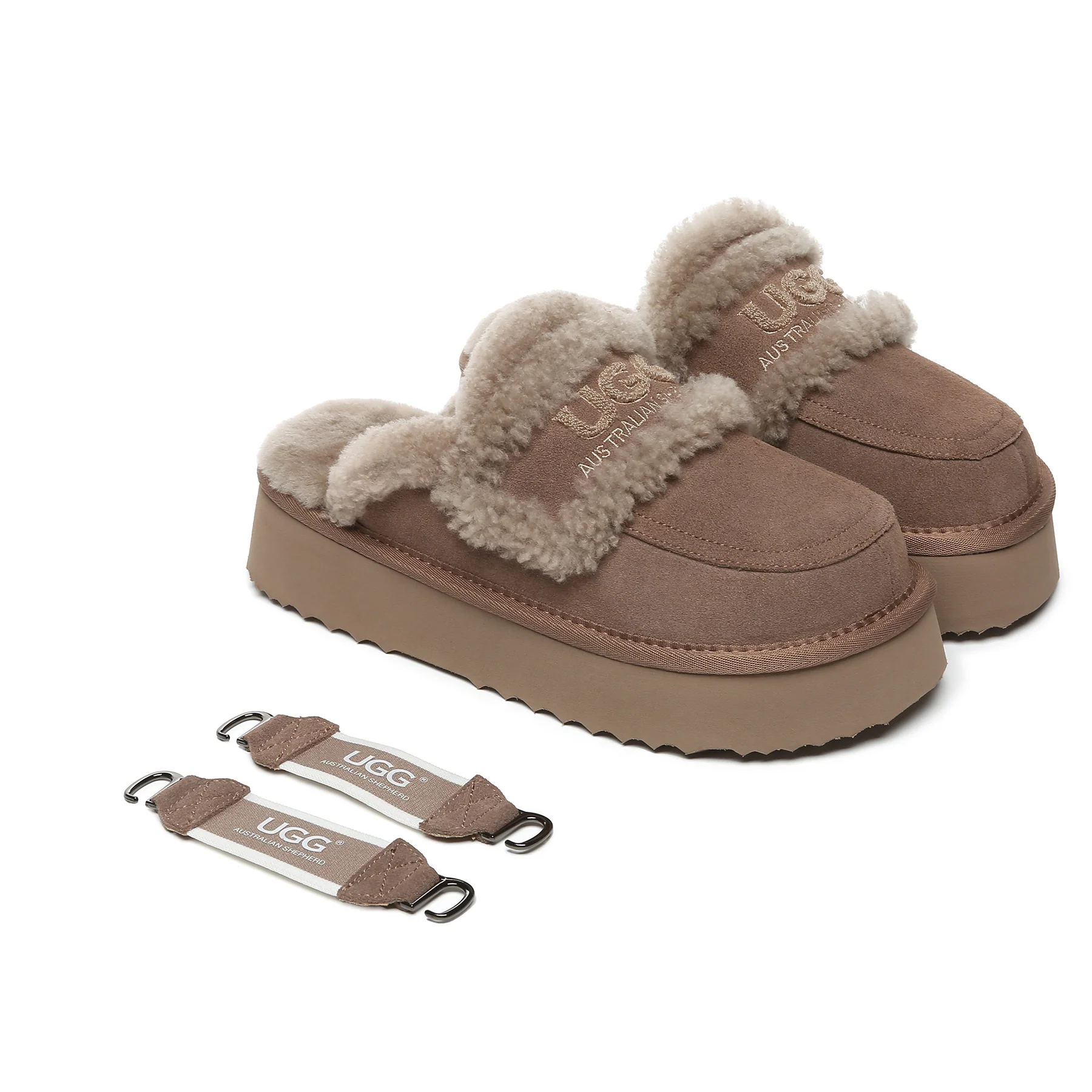 Riley UGG Platform Slingback Slippers - Image 16