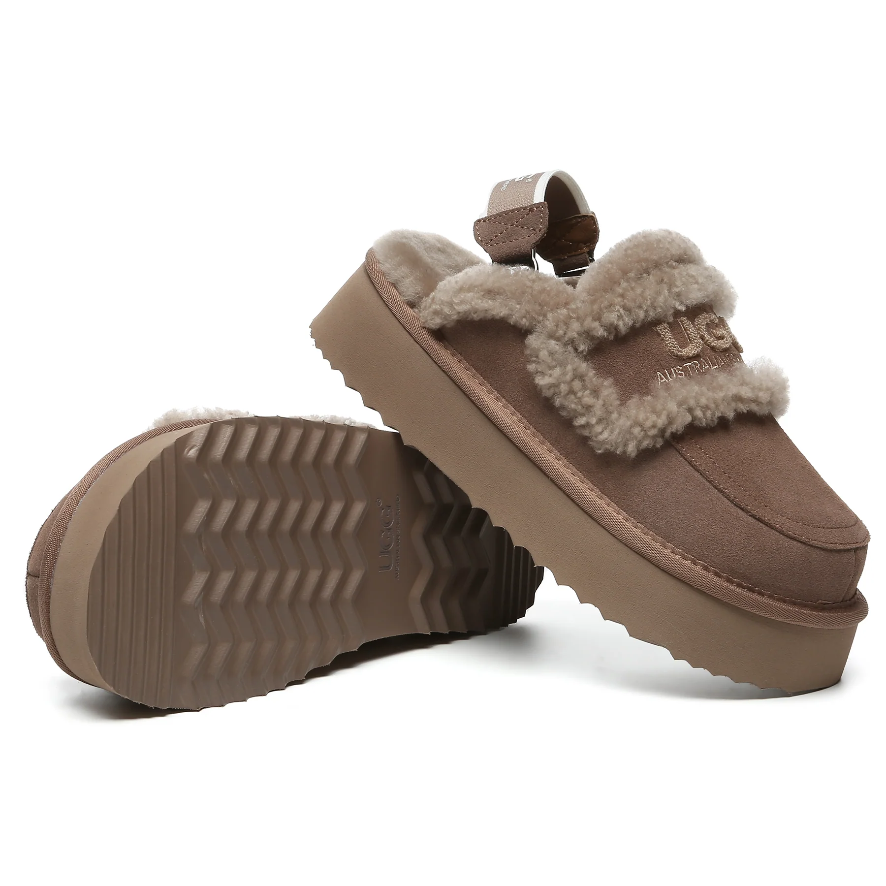 Riley UGG Platform Slingback Slippers - Image 17
