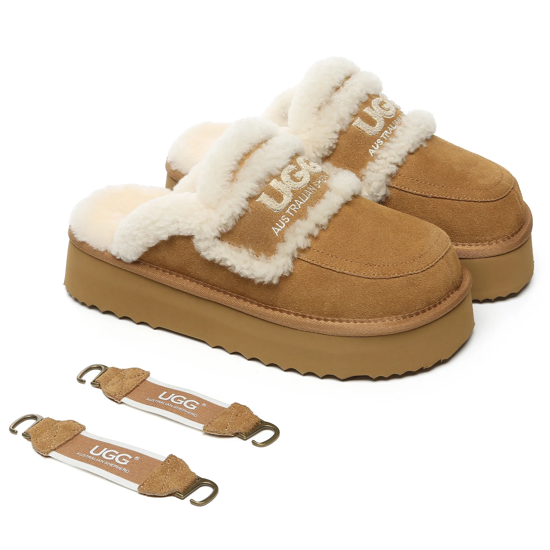 Riley UGG Platform Slingback Slippers - Image 2