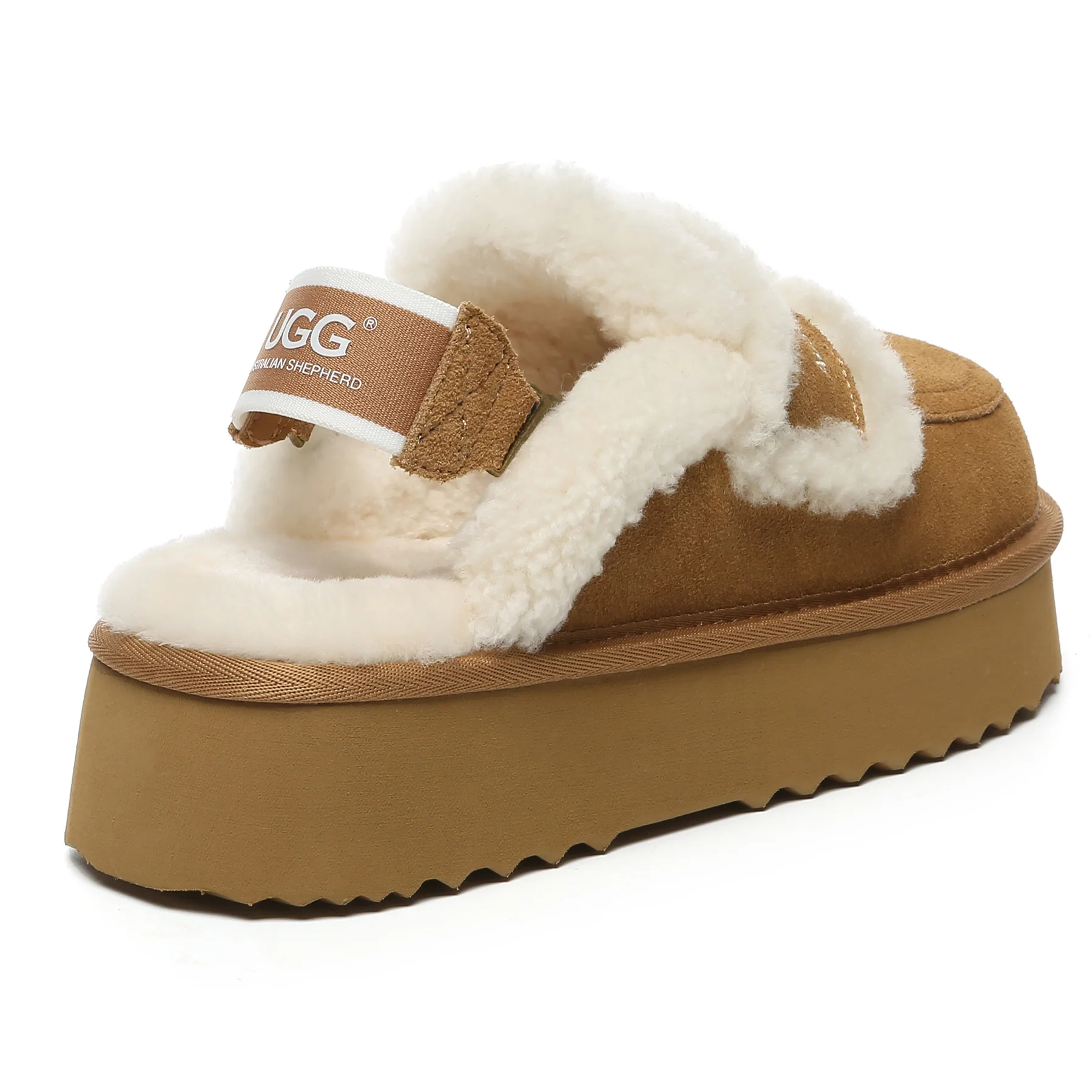 Riley UGG Platform Slingback Slippers - Image 4