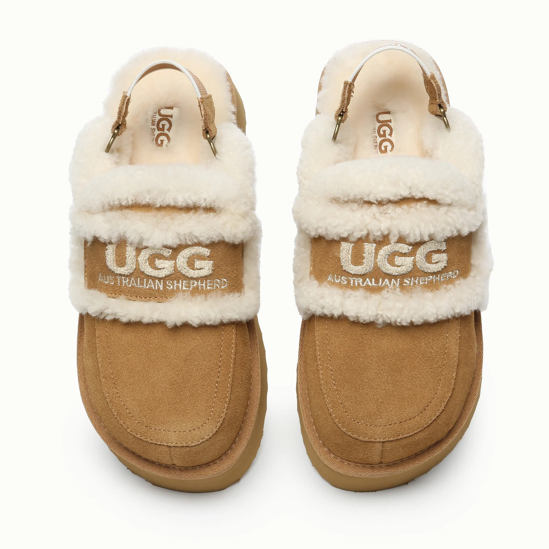 Riley UGG Platform Slingback Slippers - Image 8