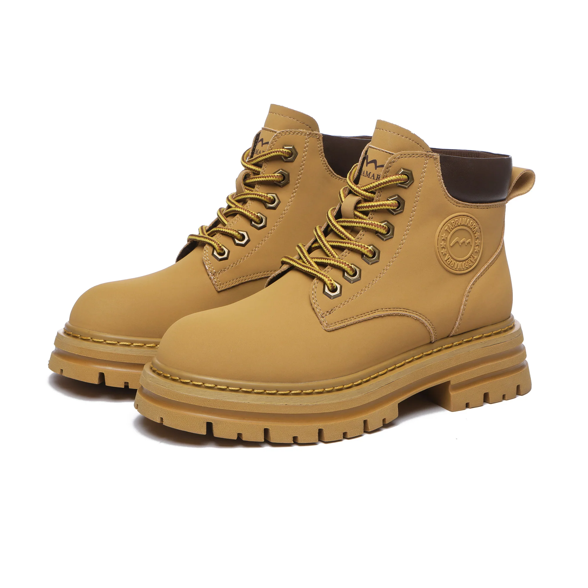 Rocky Chunky Lace Up Women Boots - Image 4